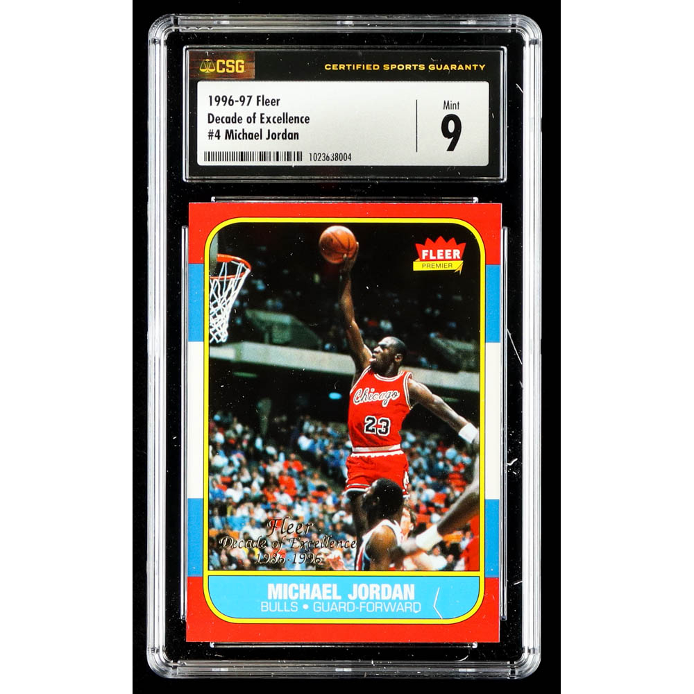 michael jordan fleer decade of excellence