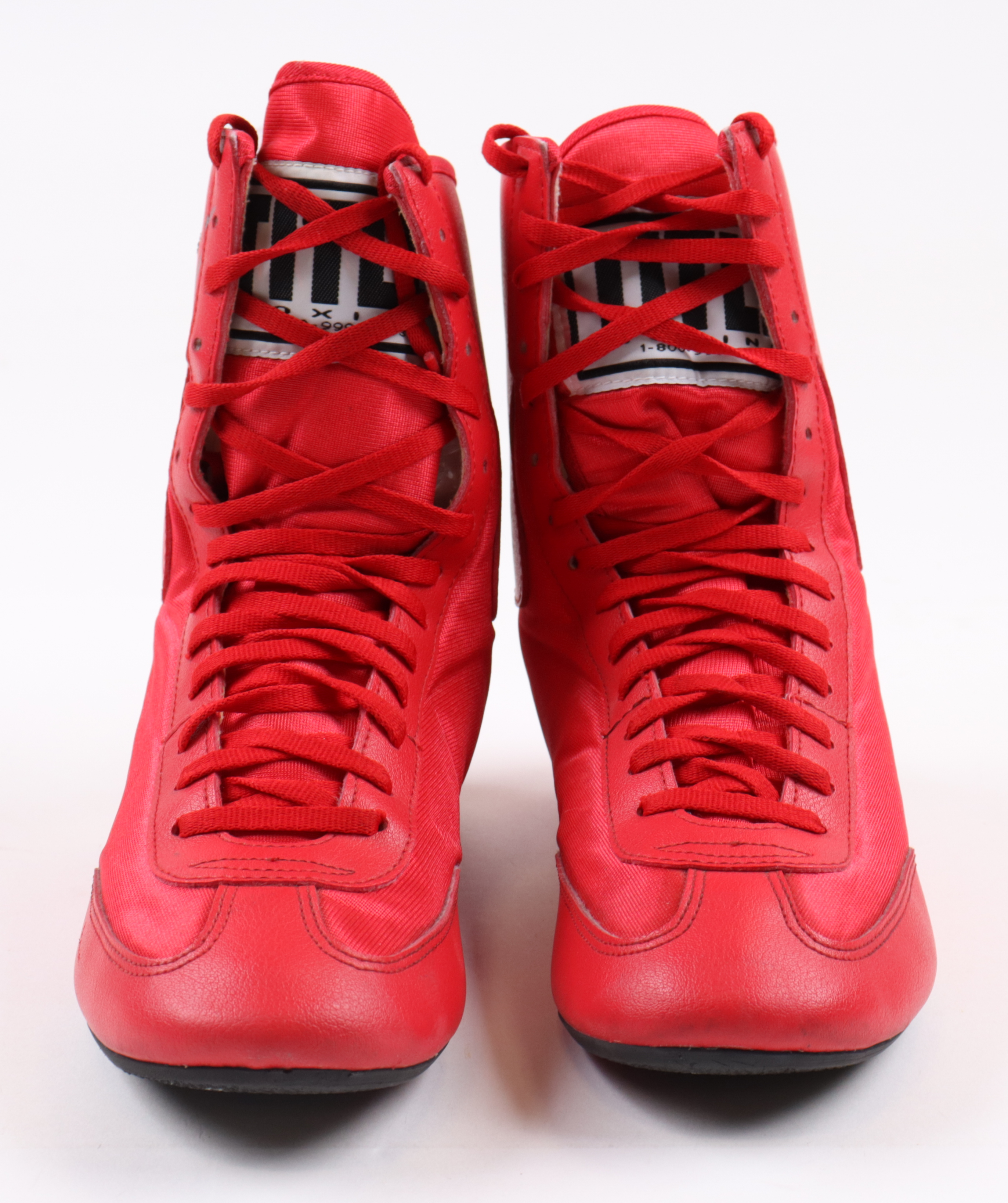 Mike Tyson Signed Pair of Title Boxing Shoes (PSA & Tyson) at PristineAuction.com Mike Tyson Signed Pair of Title Boxing Shoes (PSA & Tyson) at PristineAuction.com