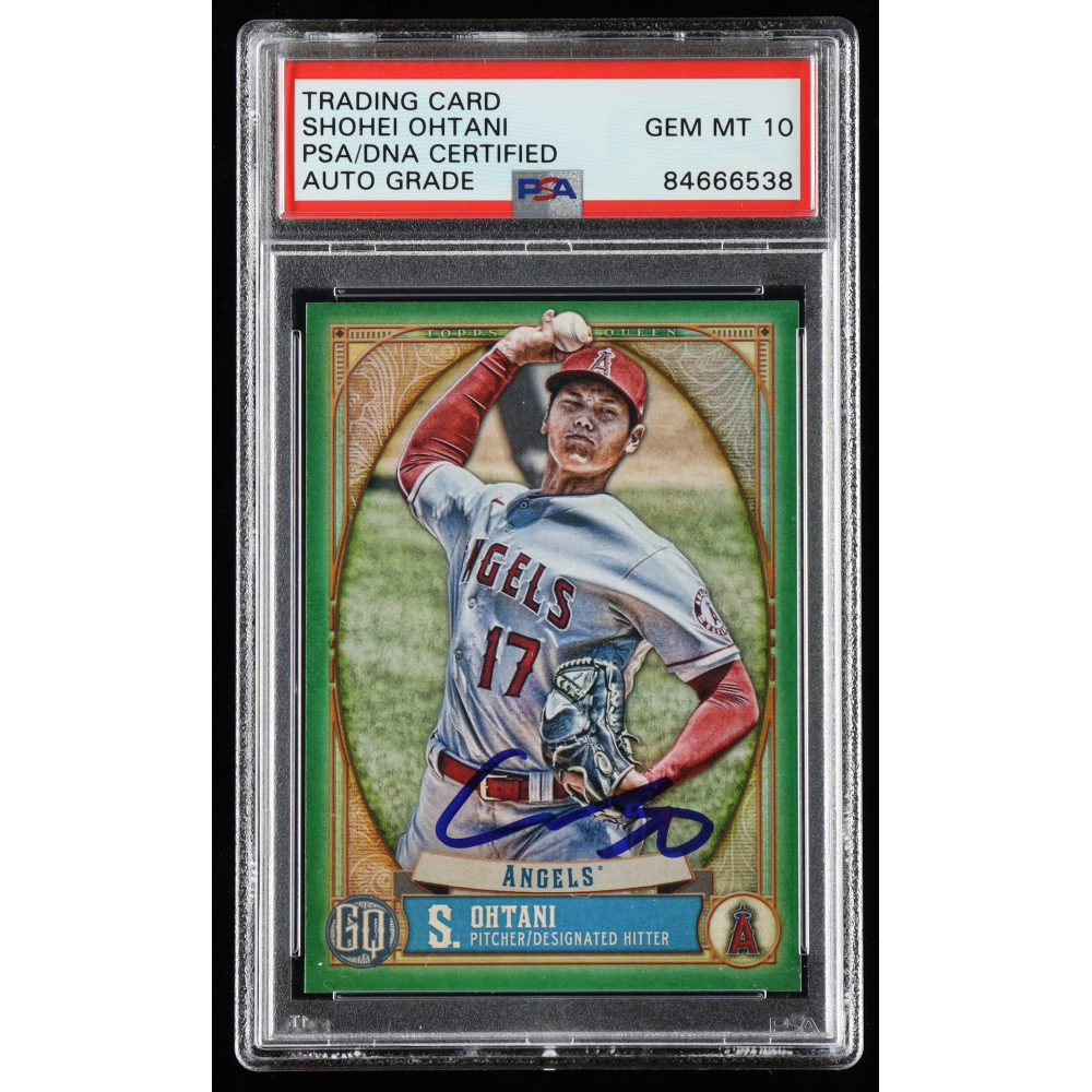 Shohei Ohtani Signed 2021 Topps Gypsy Queen #47 (PSA) | Pristine Auction