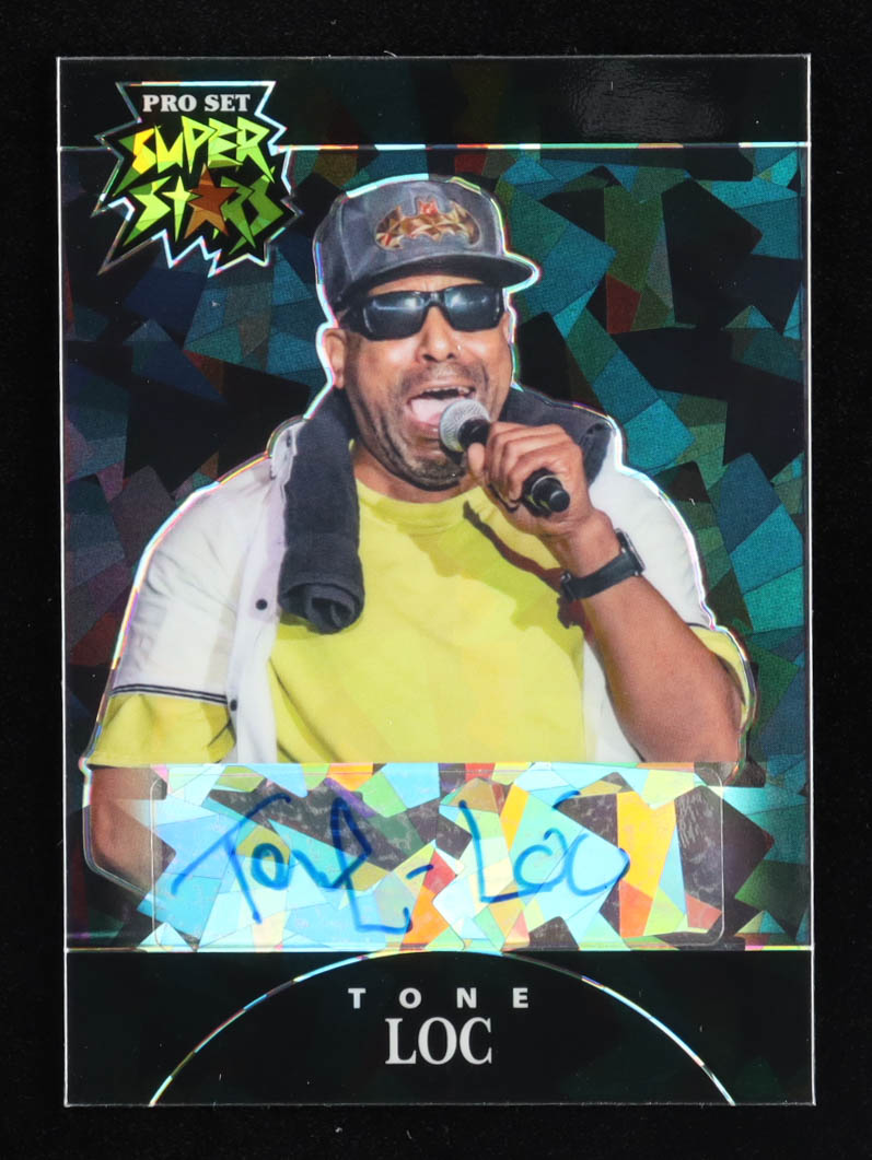 Tone Loc 2021 Pop Century Metal Pro Set Superstars Music Autographs Crystals Black #SSTL1 at PristineAuction.com Tone Loc 2021 Pop Century Metal Pro Set Superstars Music Autographs Crystals Black #SSTL1 at PristineAuction.com