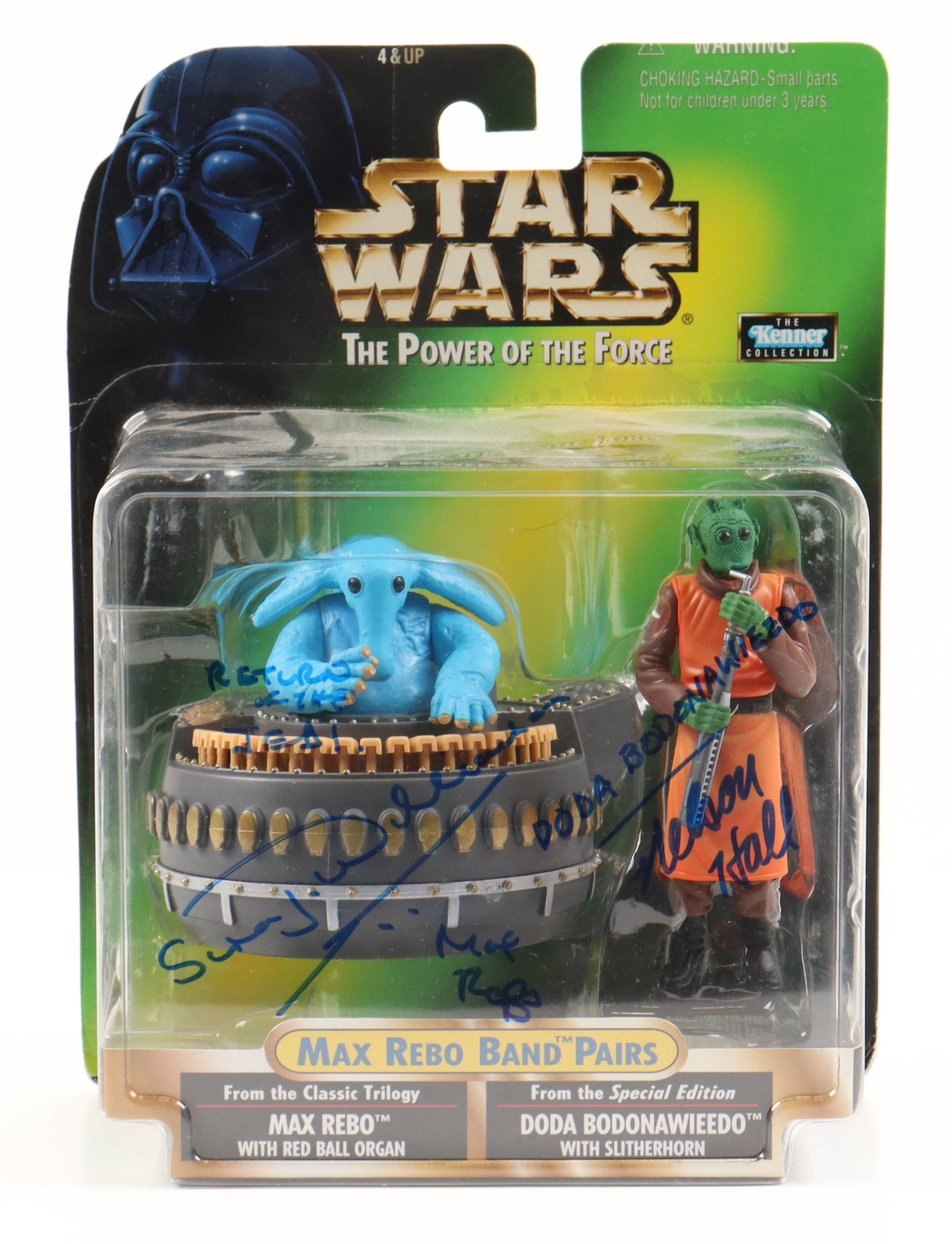 Simon Williamson & Nelson Hall Signed 1998 "Star Wars: The Power of The Force" The Max Rebo Band Pairs 9" Figure Set Inscribed "Return of The Jedi," "Max Rebo," & "Doda Bodonawieedo" (Beckett) at PristineAuction.com Simon Williamson & Nelson Hall Signed 1998 "Star Wars: The Power of The Force" The Max Rebo Band Pairs 9" Figure Set Inscribed "Return of The Jedi," "Max Rebo," & "Doda Bodonawieedo" (Beckett) at PristineAuction.com