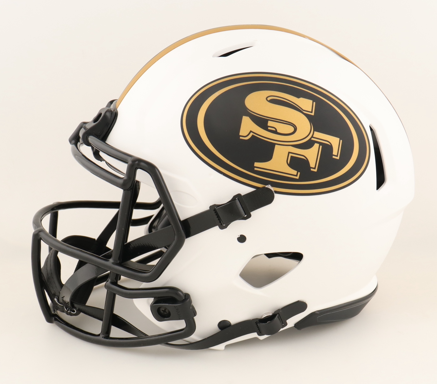 George Kittle Signed 49ers Full-Size Authentic On-Field Lunar Eclipse Alternate Speed Helmet Inscribed "Stone Cold Kittle" (Beckett) at PristineAuction.com George Kittle Signed 49ers Full-Size Authentic On-Field Lunar Eclipse Alternate Speed Helmet Inscribed "Stone Cold Kittle" (Beckett) at PristineAuction.com