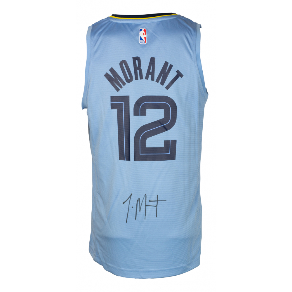 Ja Morant Signed Grizzlies Jersey (JSA) Pristine Auction