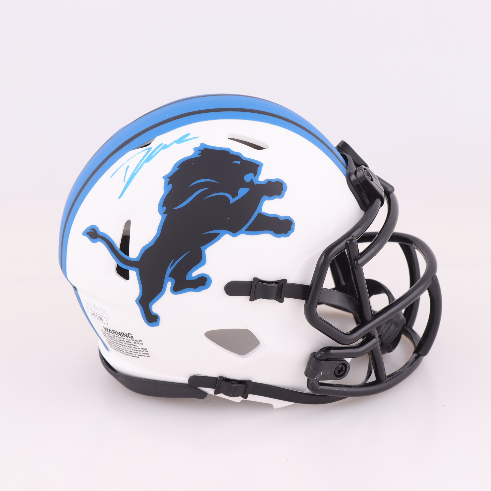 D'Andre Swift Signed Lions Lunar Eclipse Alternate Speed Mini Helmet (JSA) at PristineAuction.com D'Andre Swift Signed Lions Lunar Eclipse Alternate Speed Mini Helmet (JSA) at PristineAuction.com