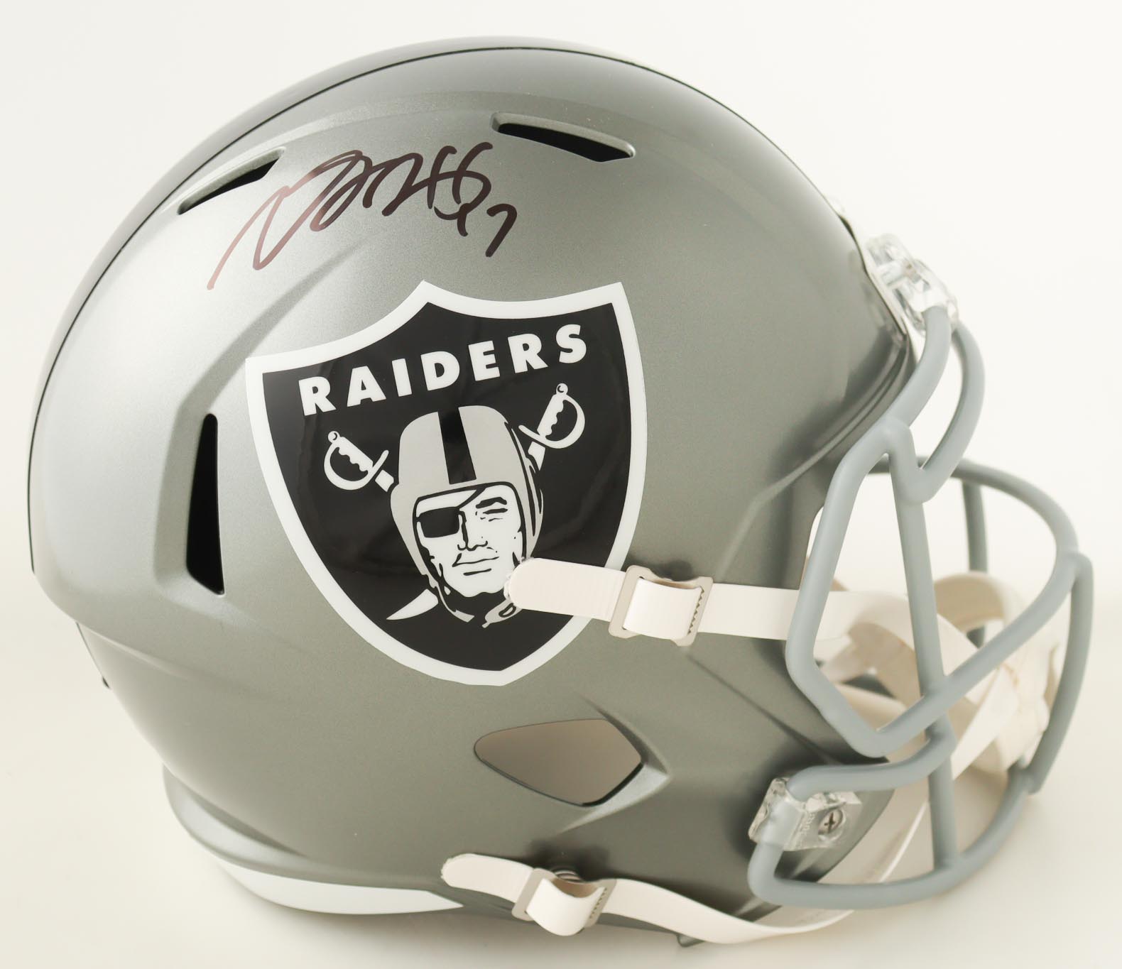 Davante Adams Signed Raiders Full-Size Flash Alternate Speed Helmet (Beckett) at PristineAuction.com Davante Adams Signed Raiders Full-Size Flash Alternate Speed Helmet (Beckett) at PristineAuction.com