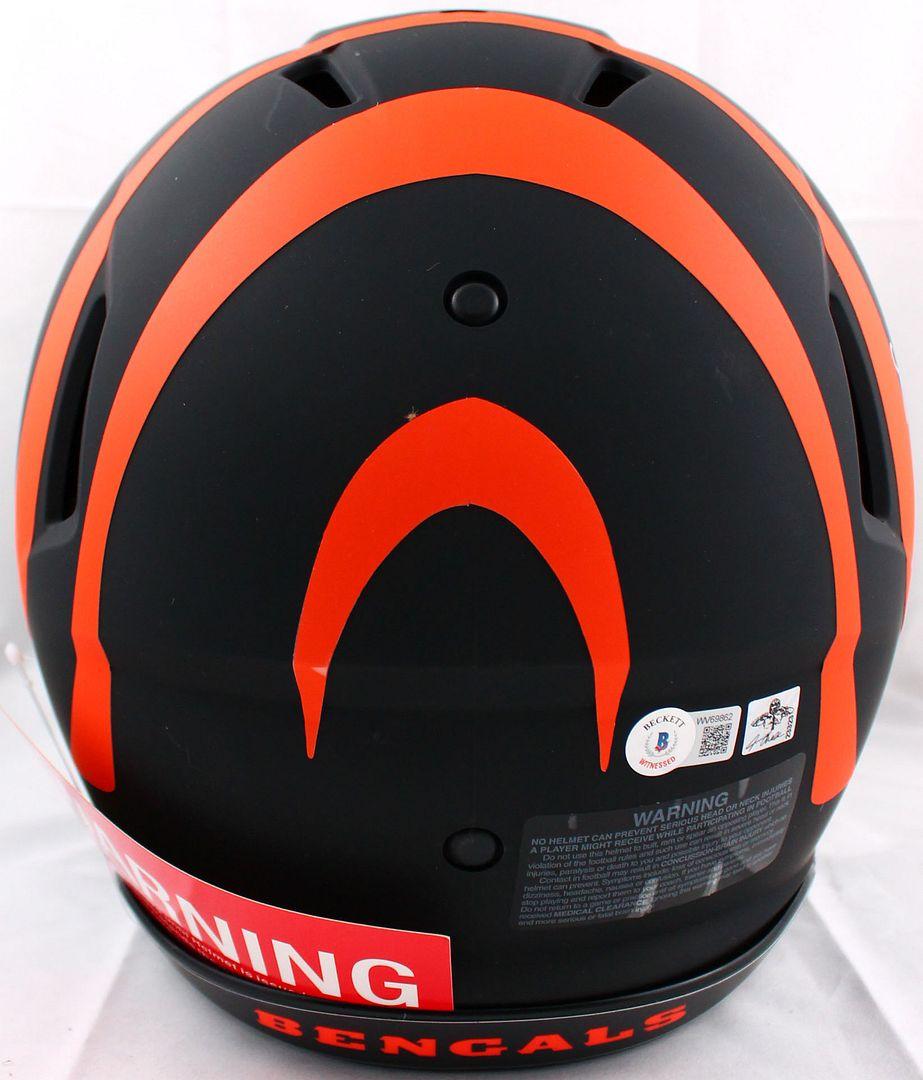 Ja'Marr Chase Signed Bengals Full-Size Authentic On-Field Eclipse Alternate Speed Helmet (Beckett & Chase) at PristineAuction.com Ja'Marr Chase Signed Bengals Full-Size Authentic On-Field Eclipse Alternate Speed Helmet (Beckett & Chase) at PristineAuction.com