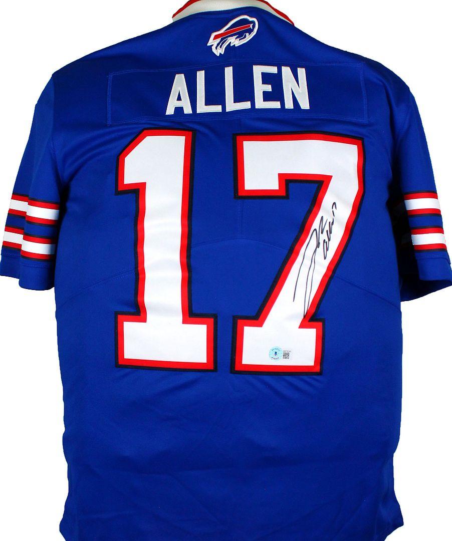 Josh Allen Signed Bills Nike Jersey (Beckett) at PristineAuction.com Josh Allen Signed Bills Nike Jersey (Beckett) at PristineAuction.com