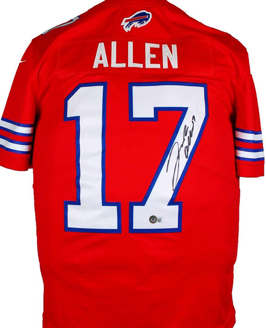 Josh Allen Signed Bills Nike Jersey (Beckett) at PristineAuction.com Josh Allen Signed Bills Nike Jersey (Beckett) at PristineAuction.com