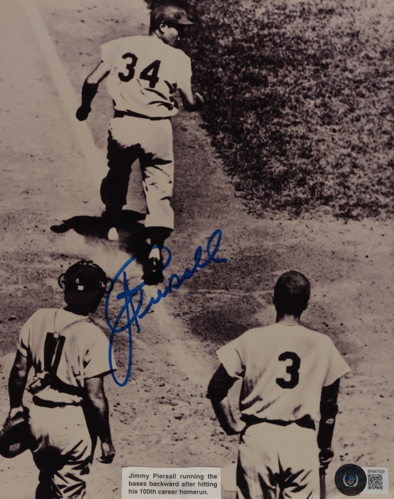 Jimmy Piersall Signed Red Sox 8x10 Photo (Beckett) at PristineAuction.com Jimmy Piersall Signed Red Sox 8x10 Photo (Beckett) at PristineAuction.com