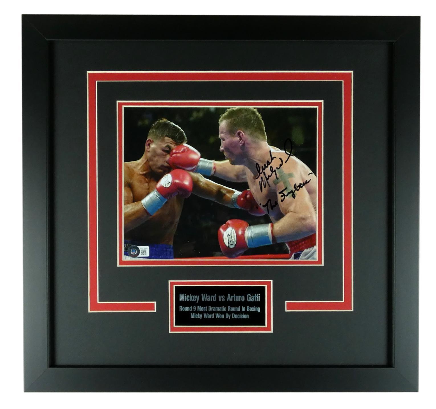 "Irish" Micky Ward Signed Custom Framed Photo Inscribed "The Fighter" (Beckett) at PristineAuction.com "Irish" Micky Ward Signed Custom Framed Photo Inscribed "The Fighter" (Beckett) at PristineAuction.com