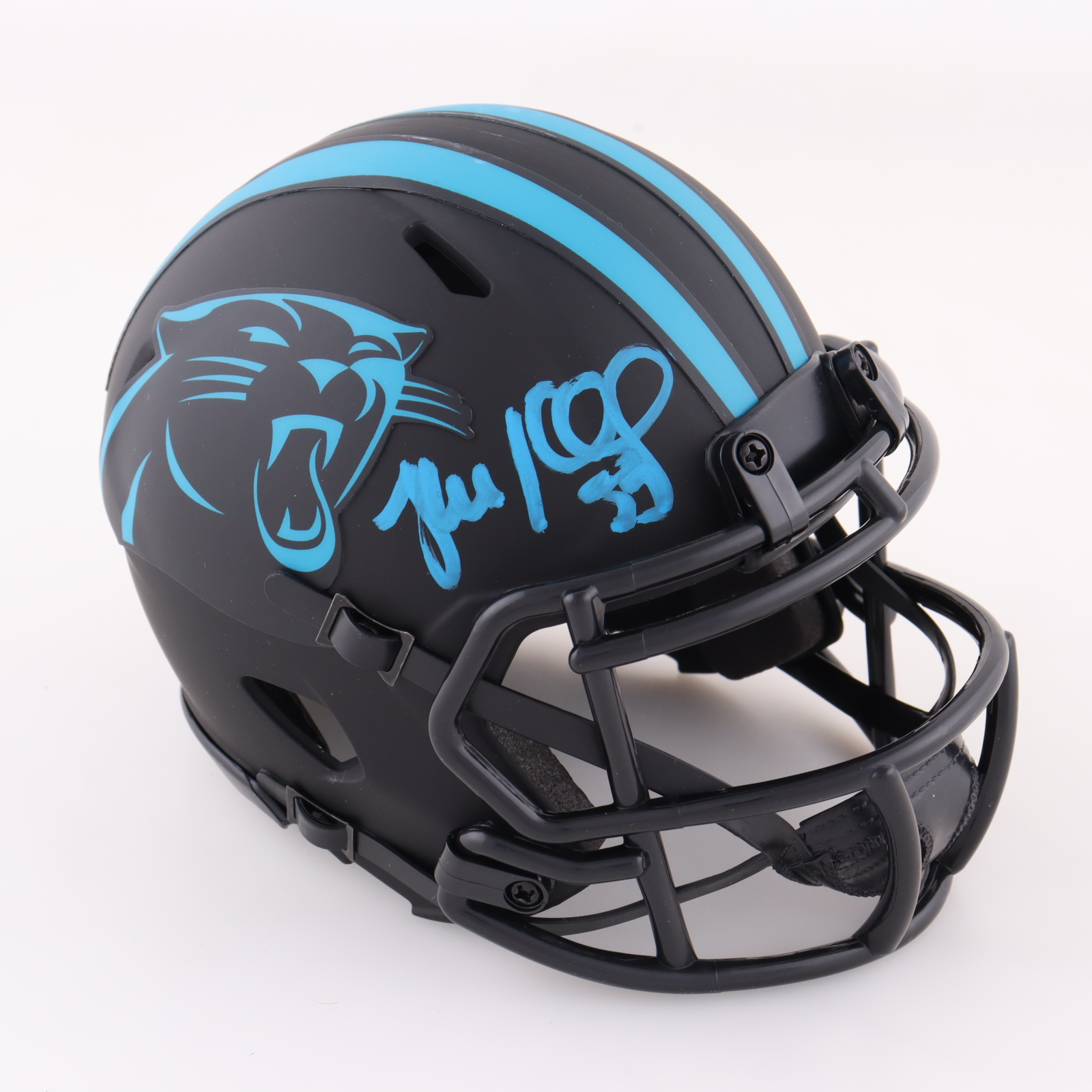Luke Kuechly Signed Panthers Eclipse Alternate Speed Mini Helmet (Beckett) at PristineAuction.com Luke Kuechly Signed Panthers Eclipse Alternate Speed Mini Helmet (Beckett) at PristineAuction.com