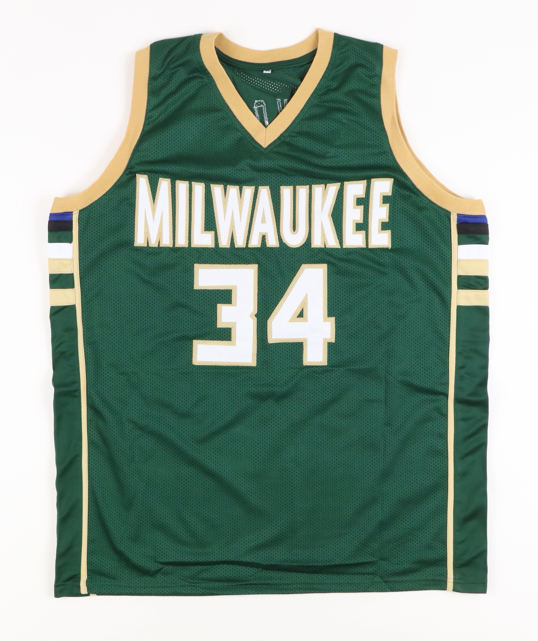 Giannis Antetokounmpo Signed Jersey (JSA) at PristineAuction.com Giannis Antetokounmpo Signed Jersey (JSA) at PristineAuction.com