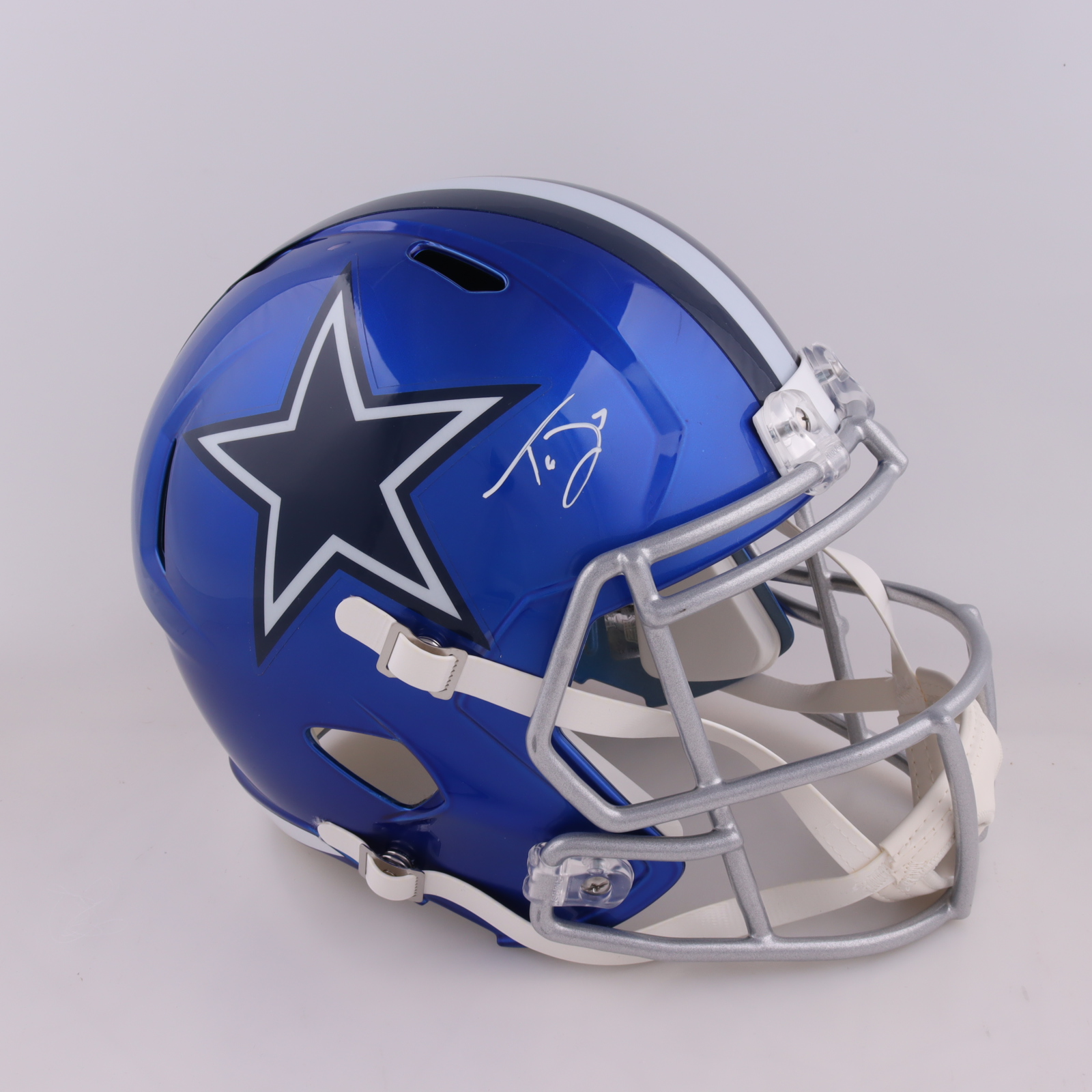 Trevon Diggs Signed Cowboys Full-Size Flash Alternate Speed Helmet (Beckett) at PristineAuction.com Trevon Diggs Signed Cowboys Full-Size Flash Alternate Speed Helmet (Beckett) at PristineAuction.com