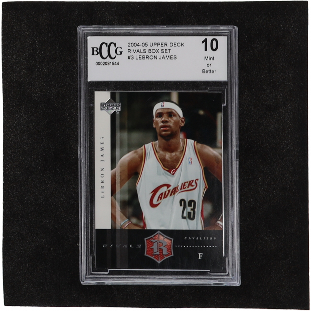 2004 upper deck rivals lebron james