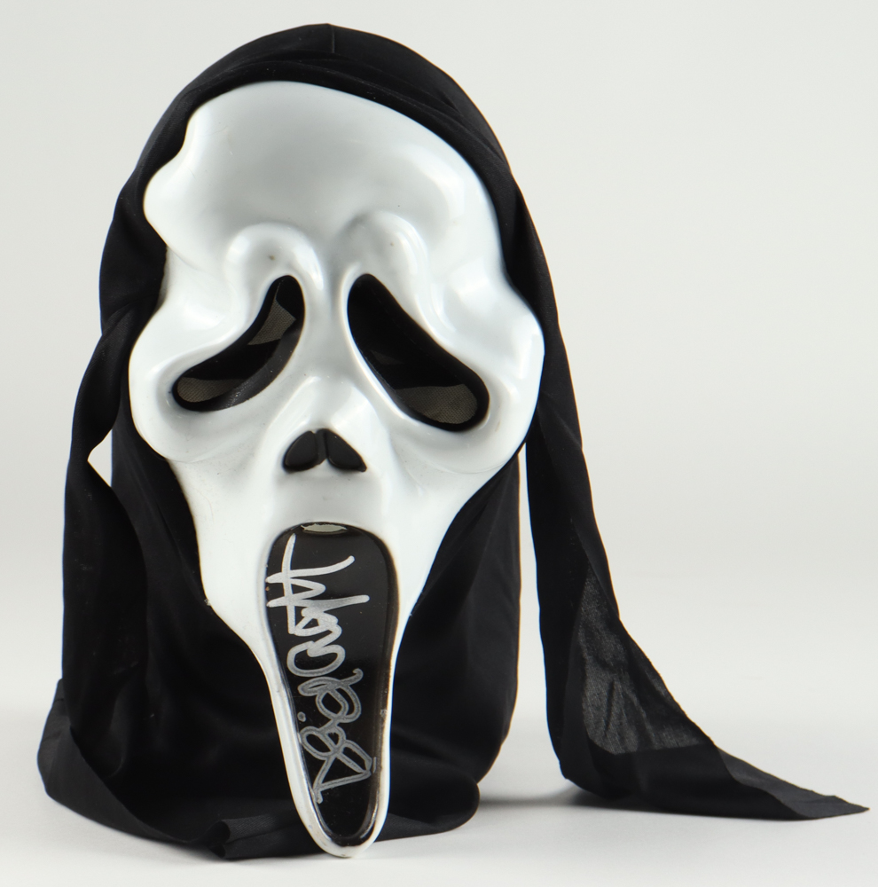 David Arquette Signed "Scream" Ghost Face Mask (Beckett & AutographCOA) at PristineAuction.com David Arquette Signed "Scream" Ghost Face Mask (Beckett & AutographCOA) at PristineAuction.com