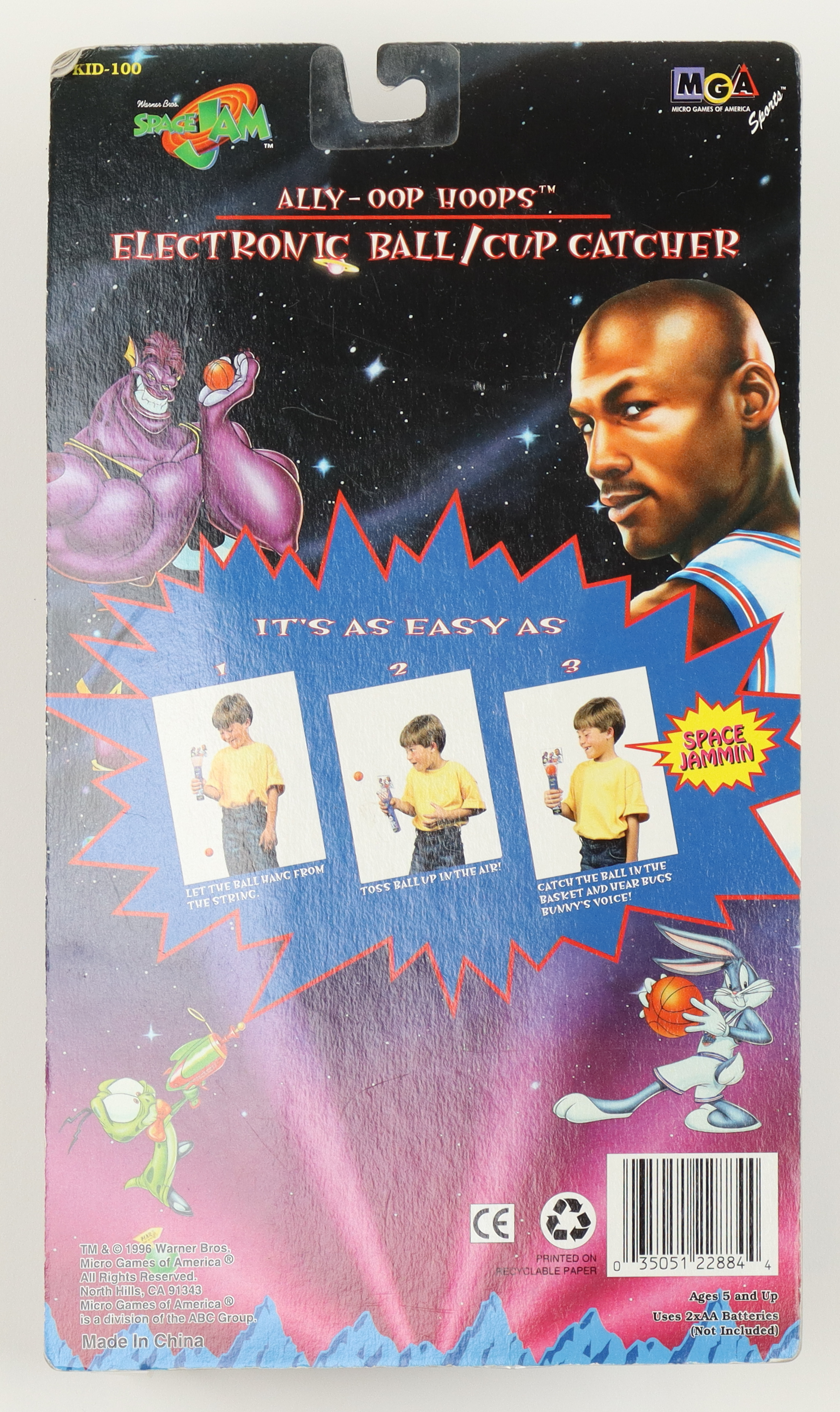 Michael Jordan Vintage 1996 "Space Jam" Electronic Basketball Game in Original Packaging at PristineAuction.com Michael Jordan Vintage 1996 "Space Jam" Electronic Basketball Game in Original Packaging at PristineAuction.com