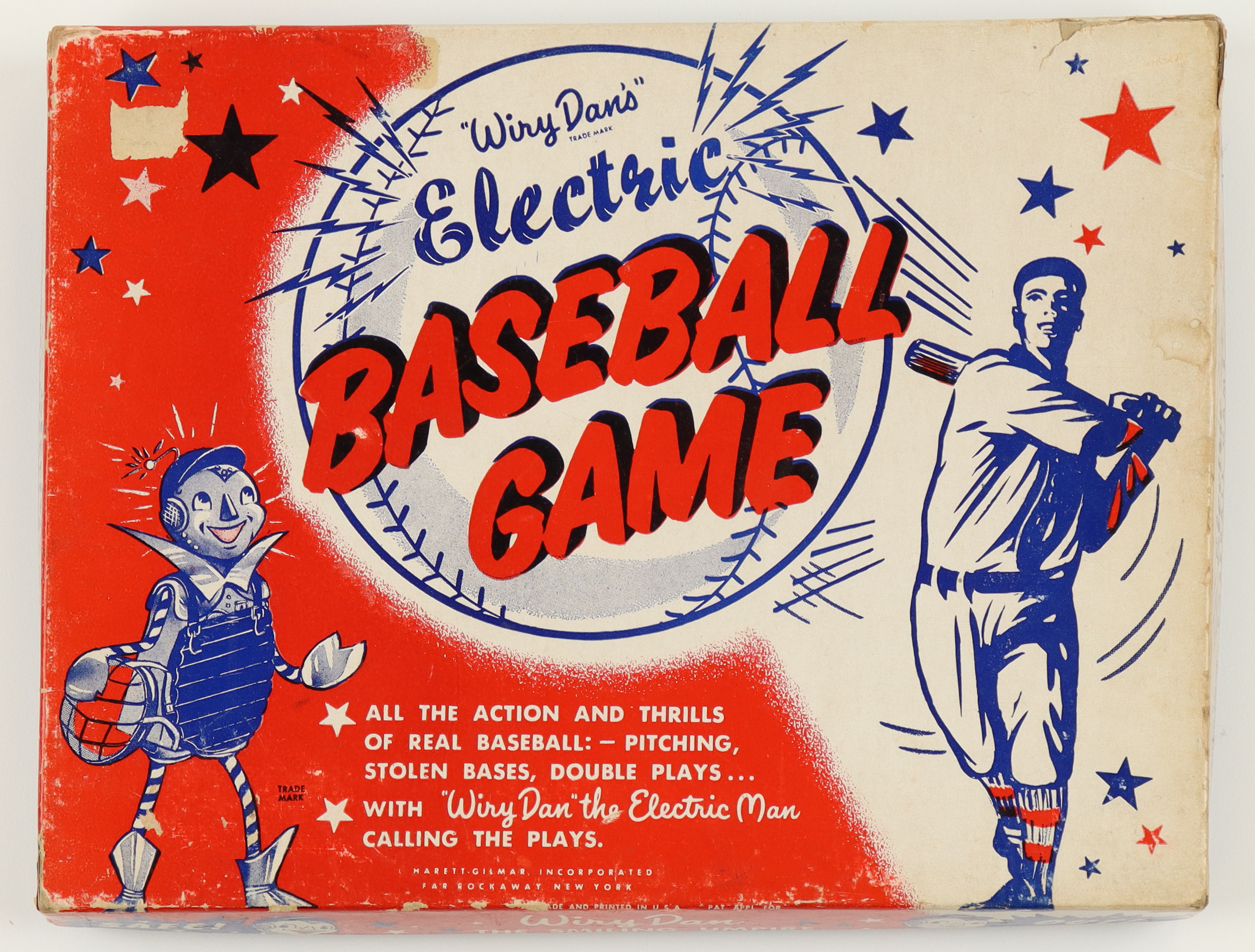 1950 Electronic "Wiry Dan's Electric Baseball Game" with Original Box at PristineAuction.com 1950 Electronic "Wiry Dan's Electric Baseball Game" with Original Box at PristineAuction.com