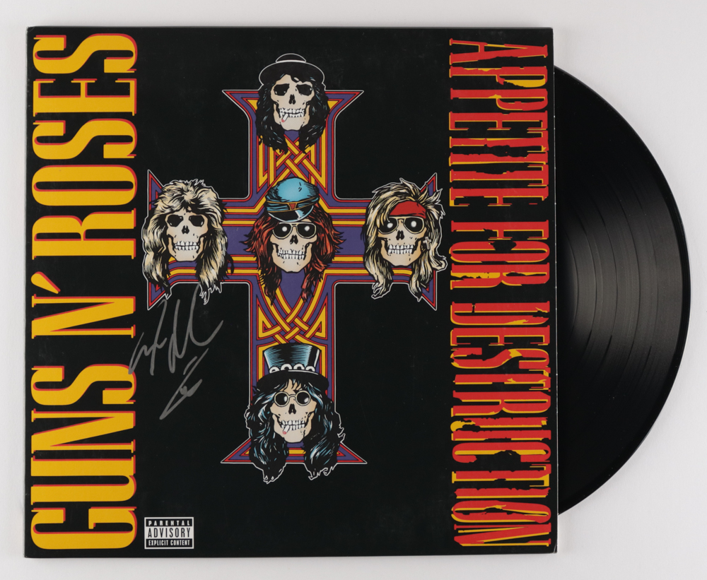 Steven Adler Signed "Guns N' Roses: Appetite for Destruction" Vinyl Record Album (Beckett) at PristineAuction.com Steven Adler Signed "Guns N' Roses: Appetite for Destruction" Vinyl Record Album (Beckett) at PristineAuction.com