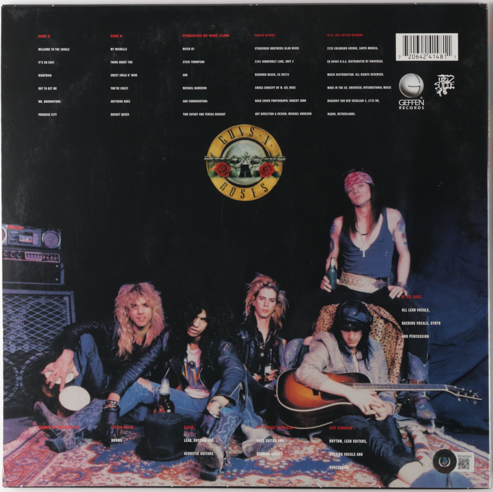 Steven Adler Signed "Guns N' Roses: Appetite for Destruction" Vinyl Record Album (Beckett) at PristineAuction.com Steven Adler Signed "Guns N' Roses: Appetite for Destruction" Vinyl Record Album (Beckett) at PristineAuction.com