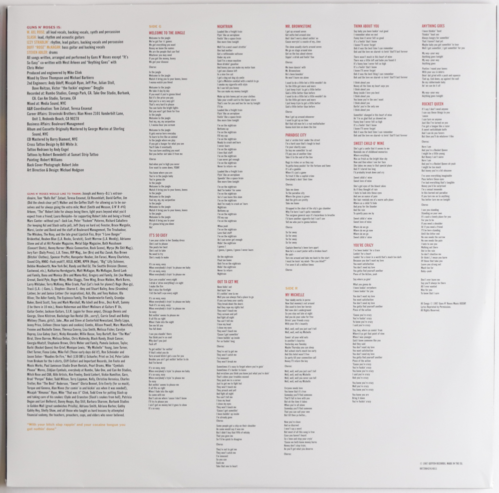 Steven Adler Signed "Guns N' Roses: Appetite for Destruction" Album Insert (Beckett) at PristineAuction.com Steven Adler Signed "Guns N' Roses: Appetite for Destruction" Album Insert (Beckett) at PristineAuction.com