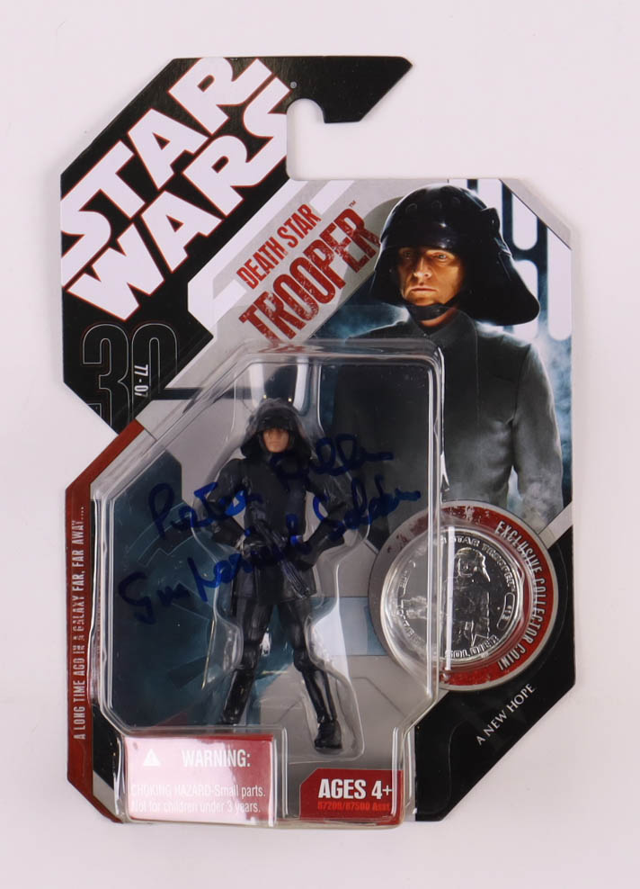 Peter Allen Signed "STAR WARS: A New Hope" Death Star Trooper Action Figure Inscribed "Imperial Soldier" (Beckett) at PristineAuction.com Peter Allen Signed "STAR WARS: A New Hope" Death Star Trooper Action Figure Inscribed "Imperial Soldier" (Beckett) at PristineAuction.com