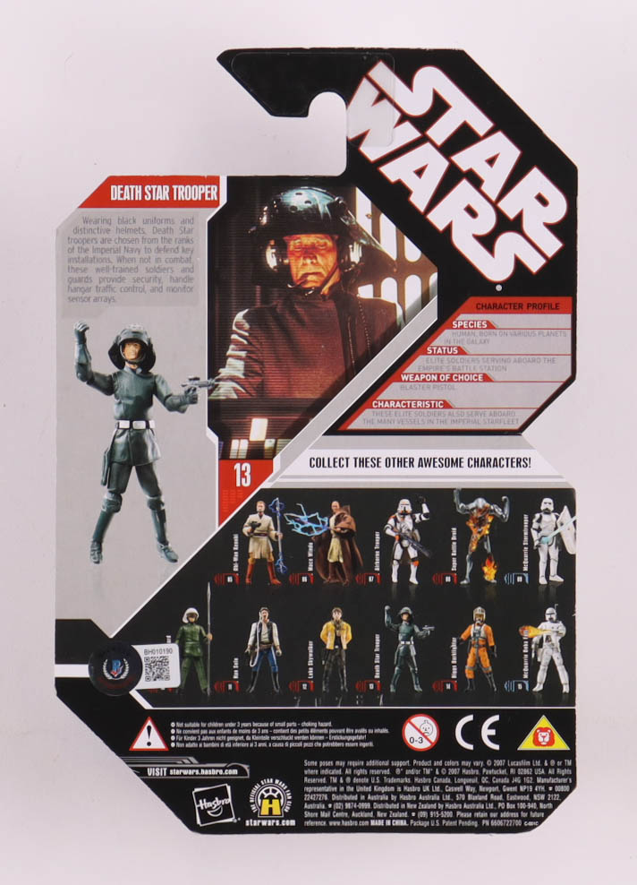 Peter Allen Signed "STAR WARS: A New Hope" Death Star Trooper Action Figure Inscribed "Imperial Soldier" (Beckett) at PristineAuction.com Peter Allen Signed "STAR WARS: A New Hope" Death Star Trooper Action Figure Inscribed "Imperial Soldier" (Beckett) at PristineAuction.com