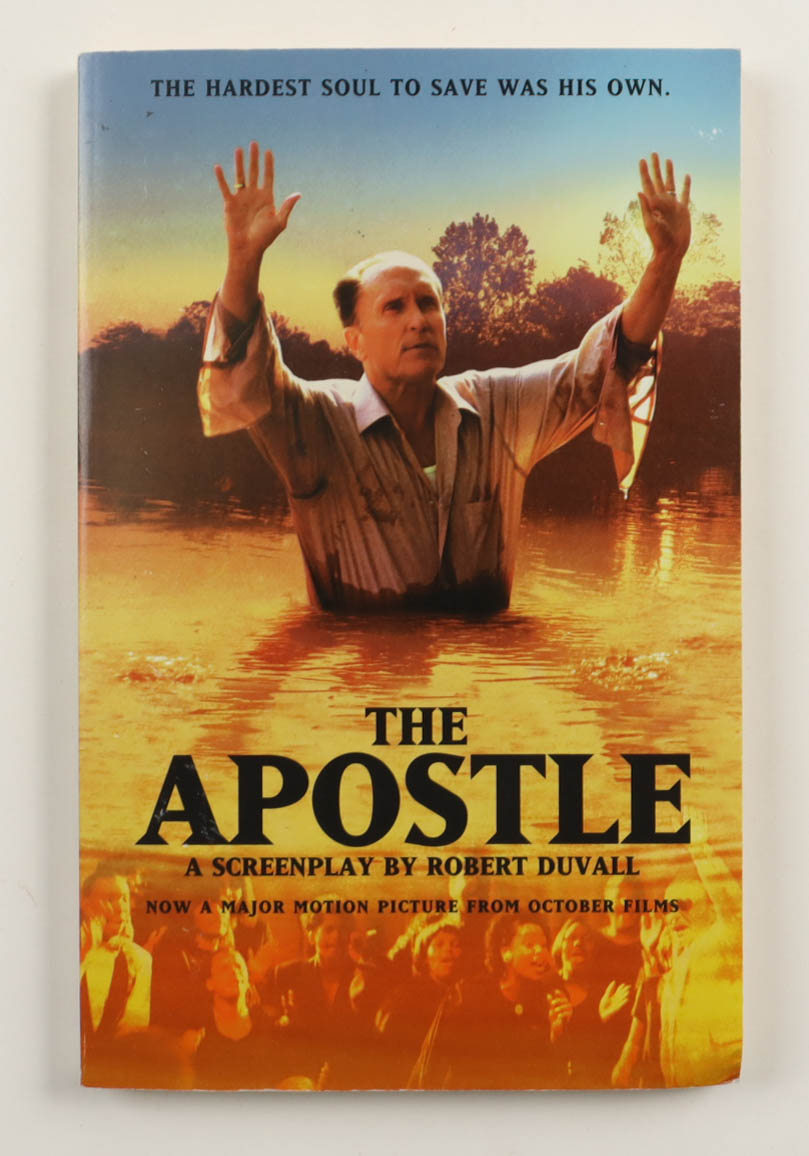 Robert Duvall Signed "The Apostle" Softcover Book (PSA) at PristineAuction.com Robert Duvall Signed "The Apostle" Softcover Book (PSA) at PristineAuction.com