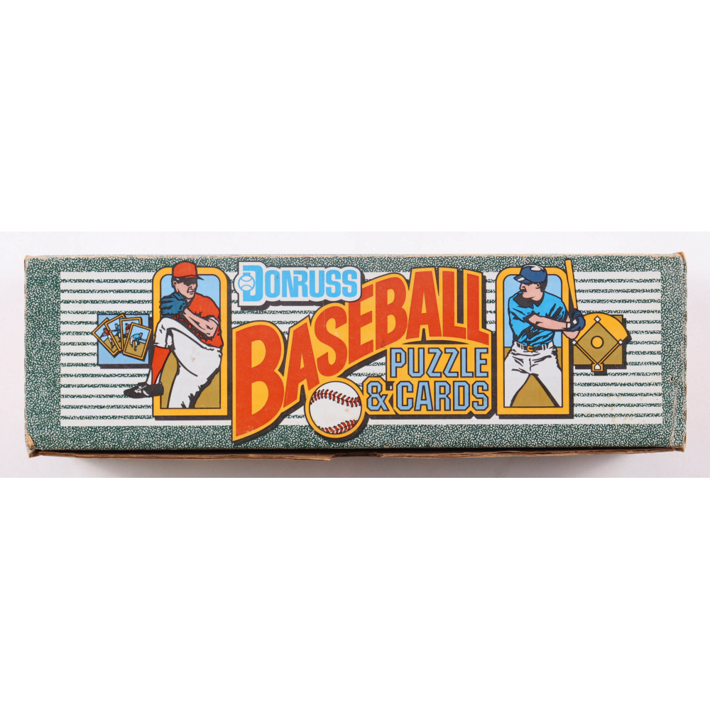 1990 Donruss Baseball Puzzle & Cards Box Complete Set of (728) Cards with Sammy Sosa #489 RC, Bernie Willams #689 RC, Nolan Ryan #166, Curt Schilling #667 at PristineAuction.com