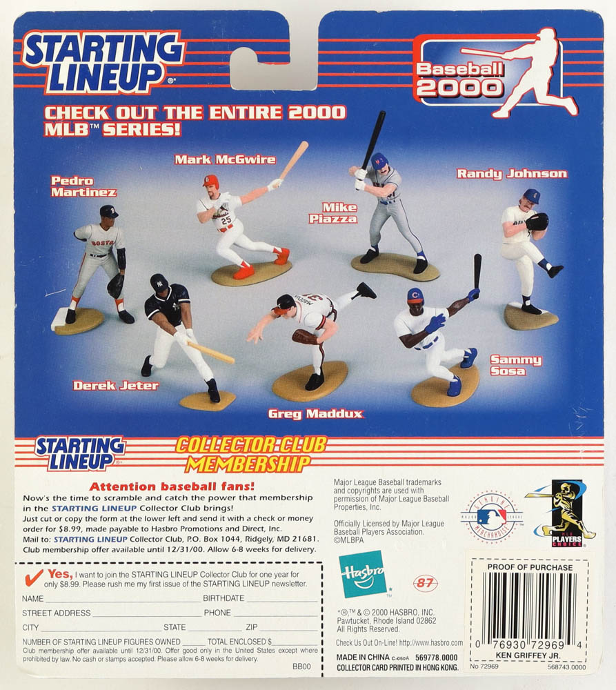 Ken Griffey Jr. Reds 2000 Extended Series Starting Lineup Collection Figure at PristineAuction.com Ken Griffey Jr. Reds 2000 Extended Series Starting Lineup Collection Figure at PristineAuction.com