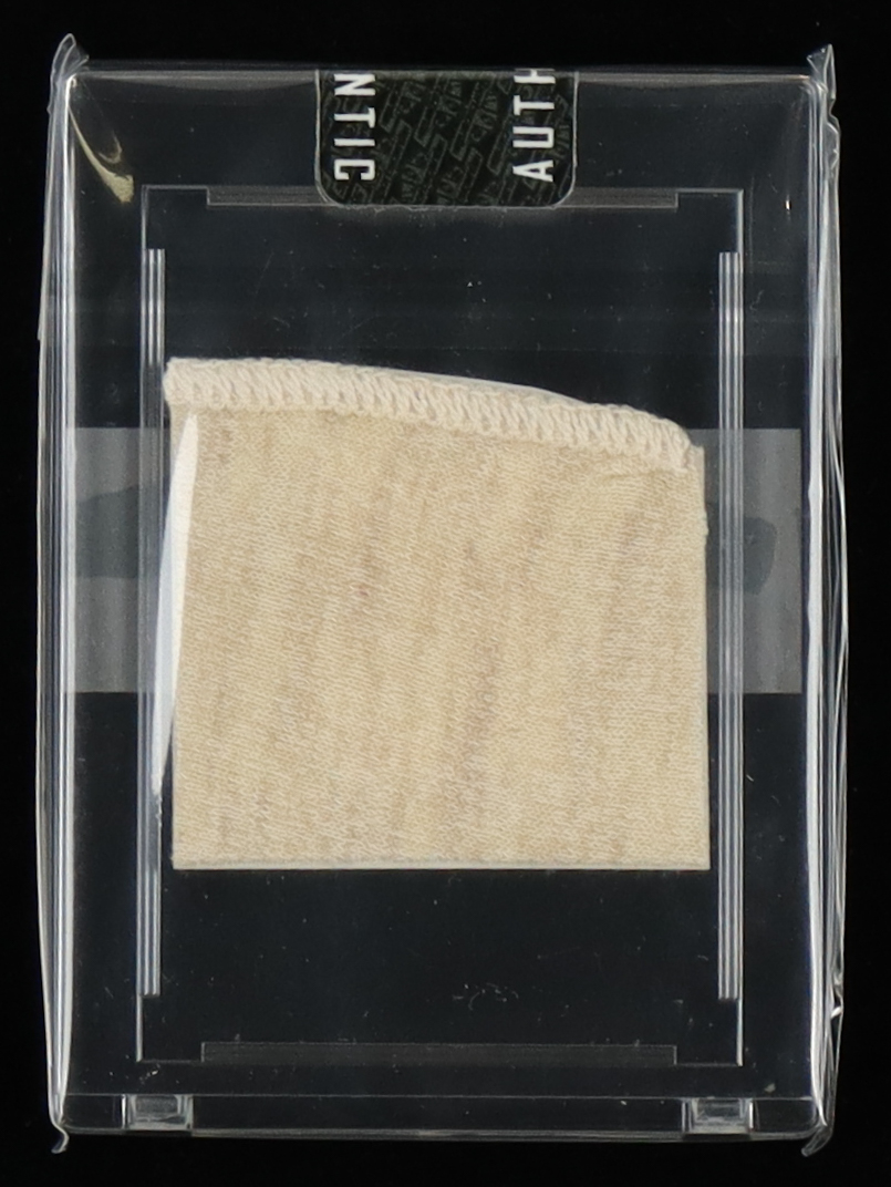 Willie Mays 1960s Game Worn Undershirt Jersey Swatch at PristineAuction.com Willie Mays 1960s Game Worn Undershirt Jersey Swatch at PristineAuction.com