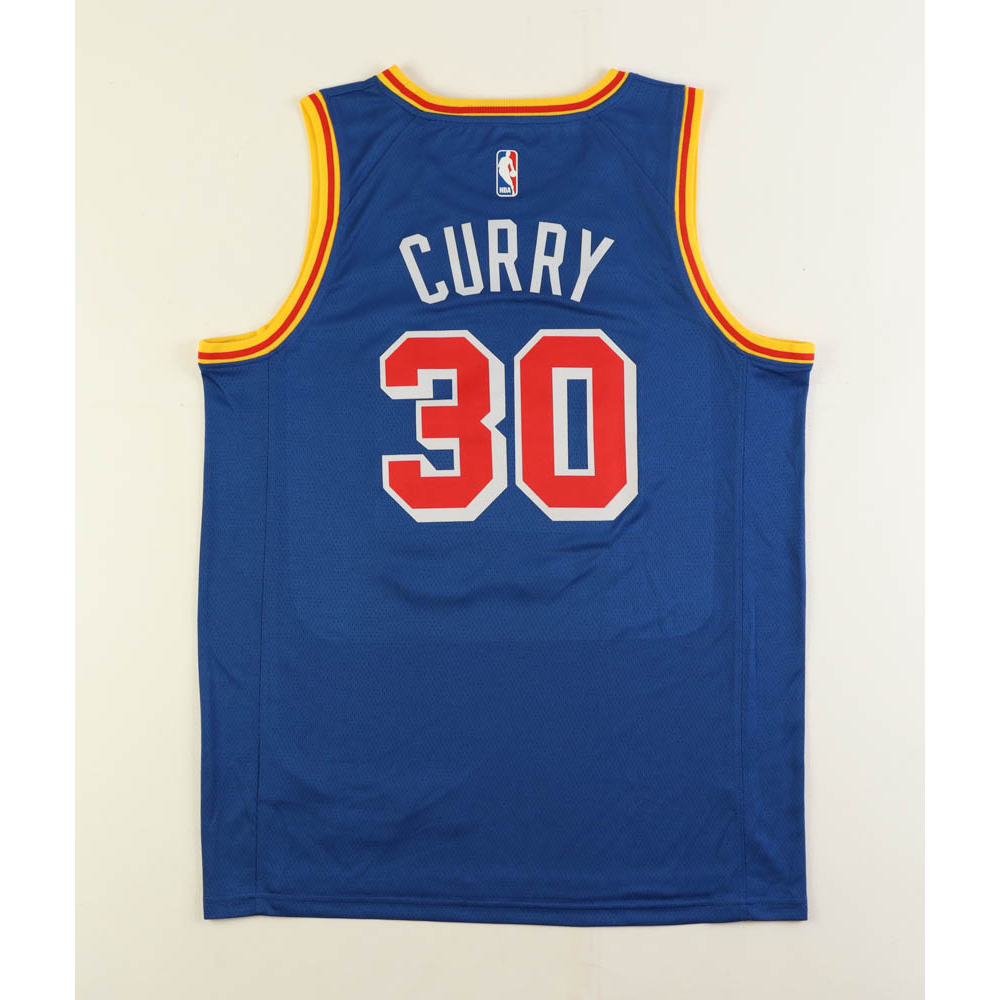 stephen curry warriors mvp jersey