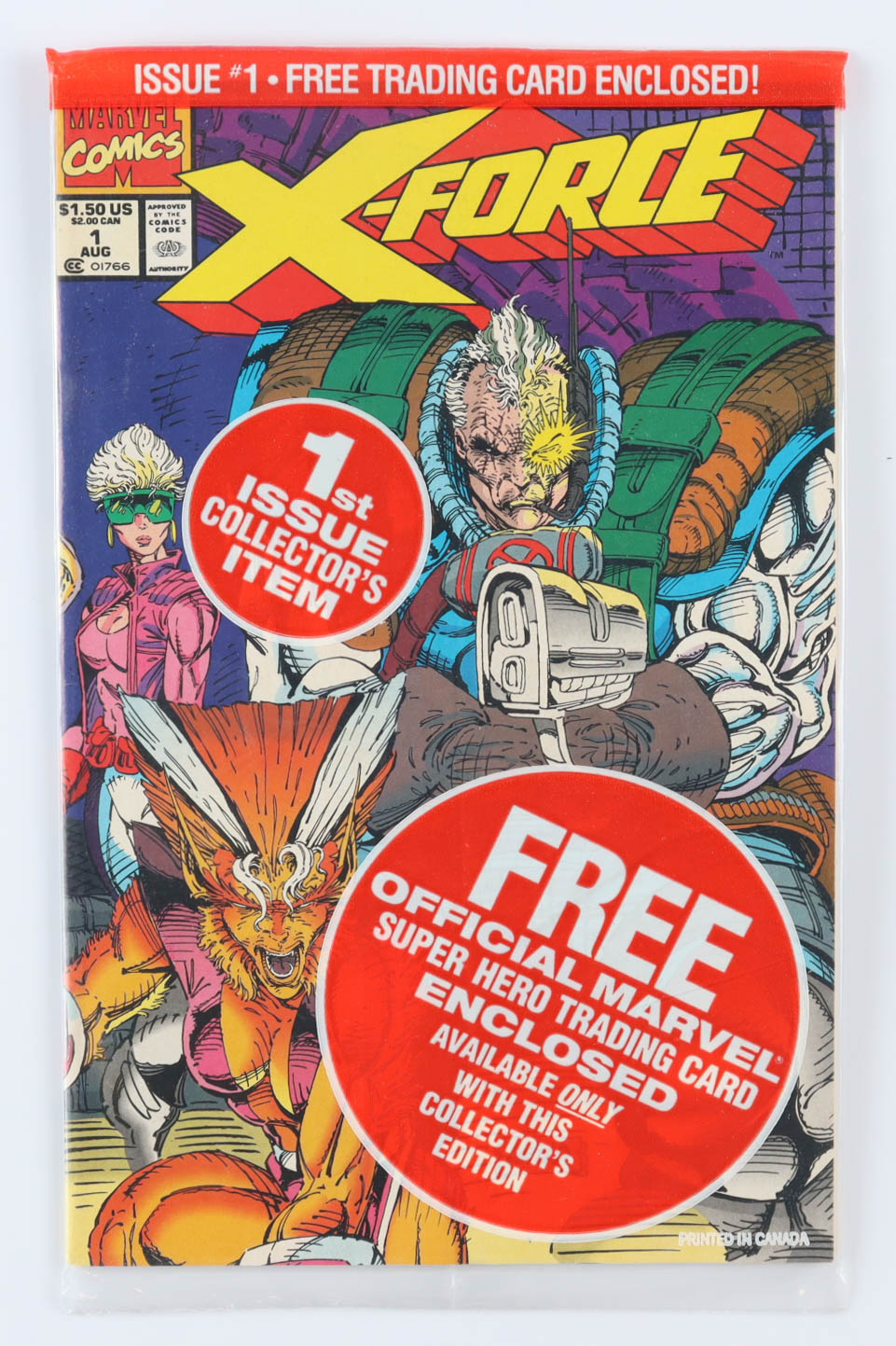 1991 "X-Force" Issue #1 Marvel Comic Book at PristineAuction.com 1991 "X-Force" Issue #1 Marvel Comic Book at PristineAuction.com