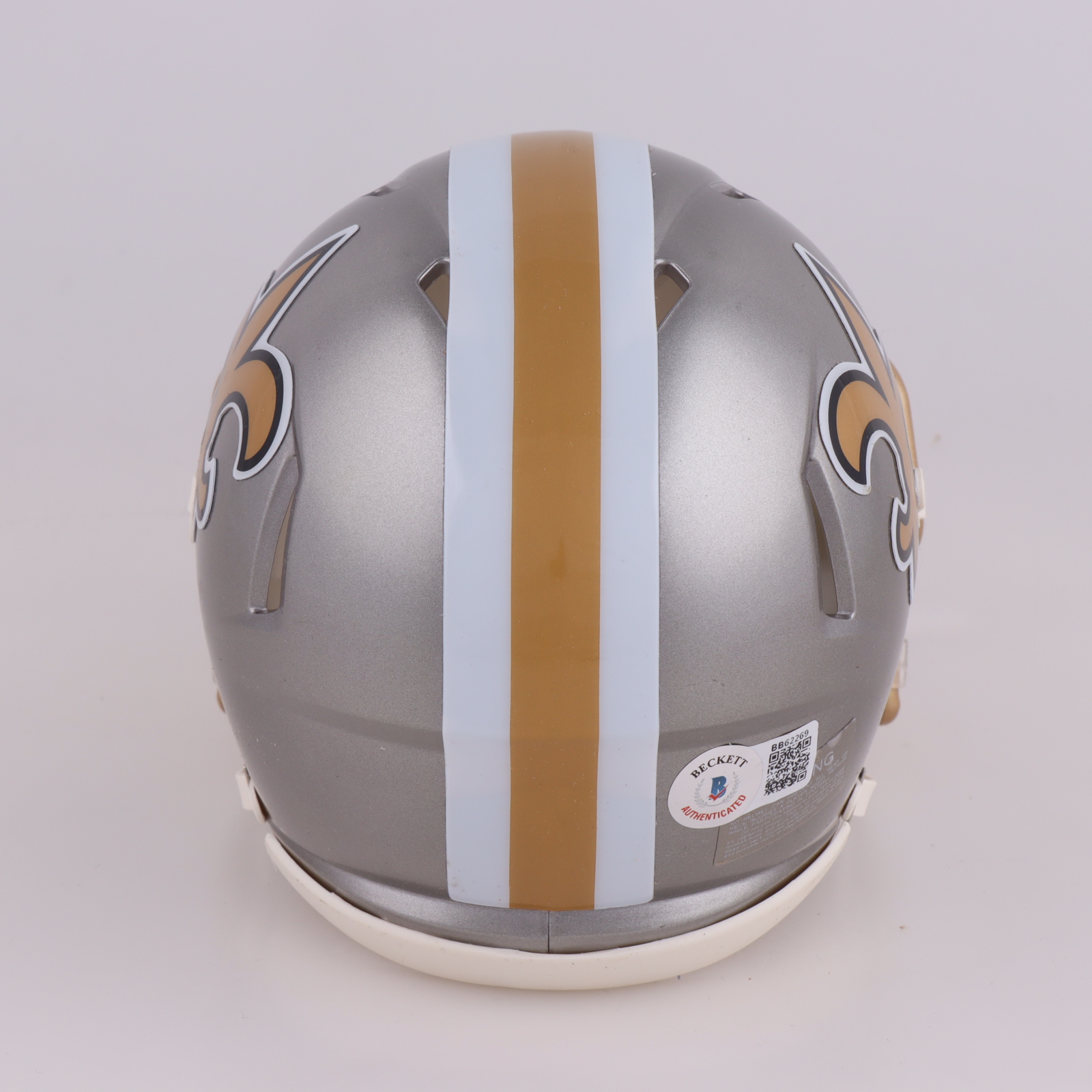 Ricky Williams Signed Saints Flash Alternate Speed Mini Helmet (Beckett) at PristineAuction.com Ricky Williams Signed Saints Flash Alternate Speed Mini Helmet (Beckett) at PristineAuction.com