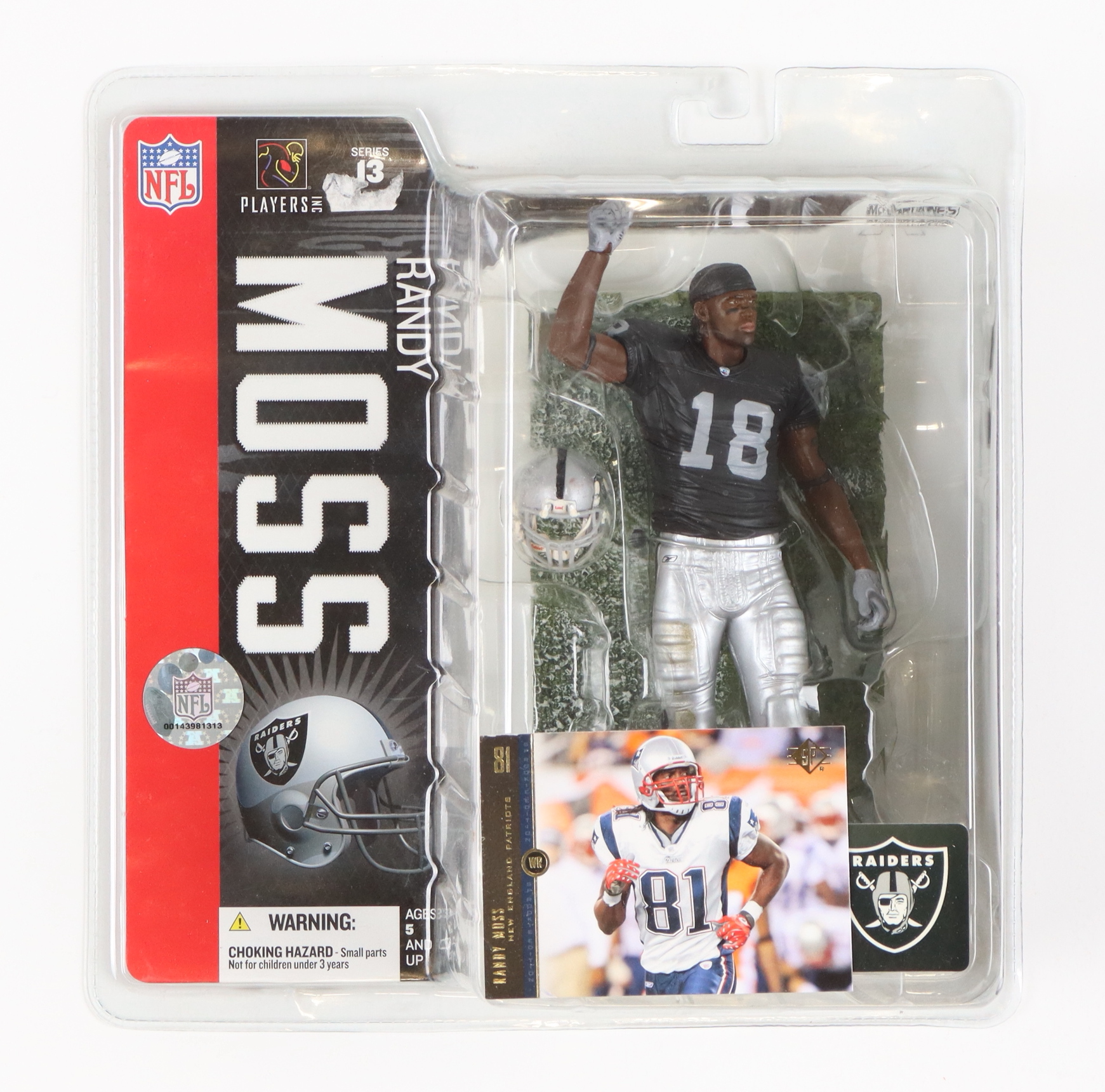 2006 Football NFL Players Series 13 Randy Moss Action Figure at PristineAuction.com 2006 Football NFL Players Series 13 Randy Moss Action Figure at PristineAuction.com