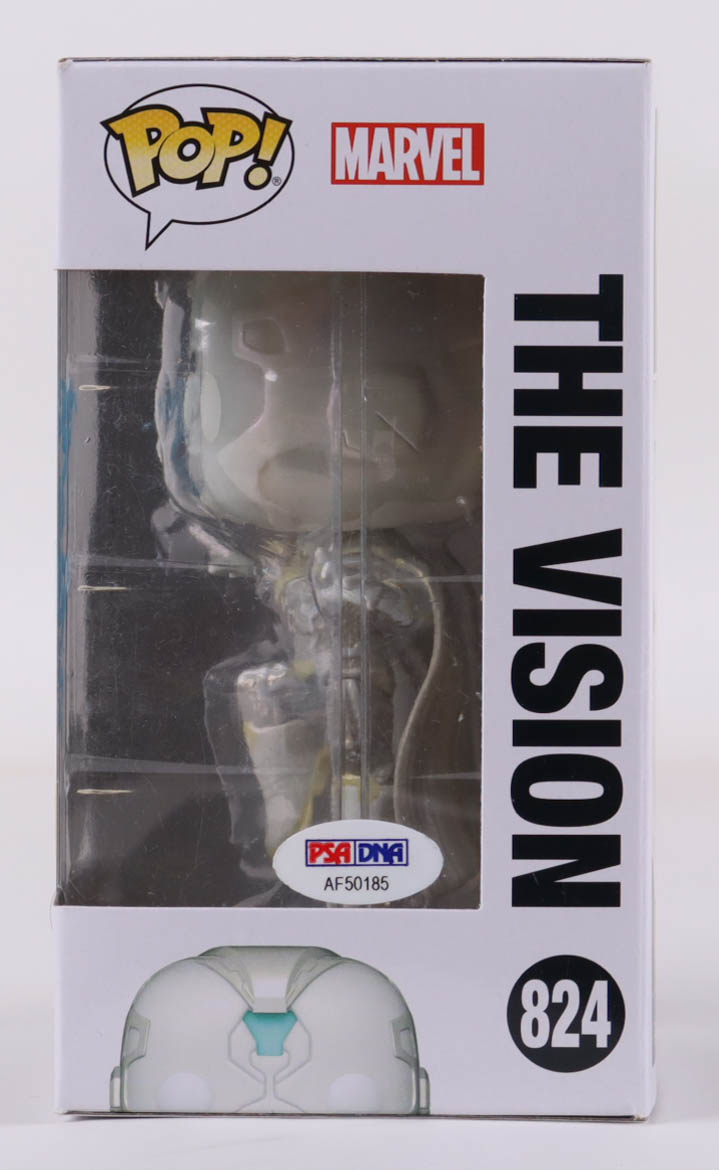 Paul Bettany Signed "WandaVision" The Vision #824 Funko Pop! Vinyl Figure (PSA) at PristineAuction.com Paul Bettany Signed "WandaVision" The Vision #824 Funko Pop! Vinyl Figure (PSA) at PristineAuction.com