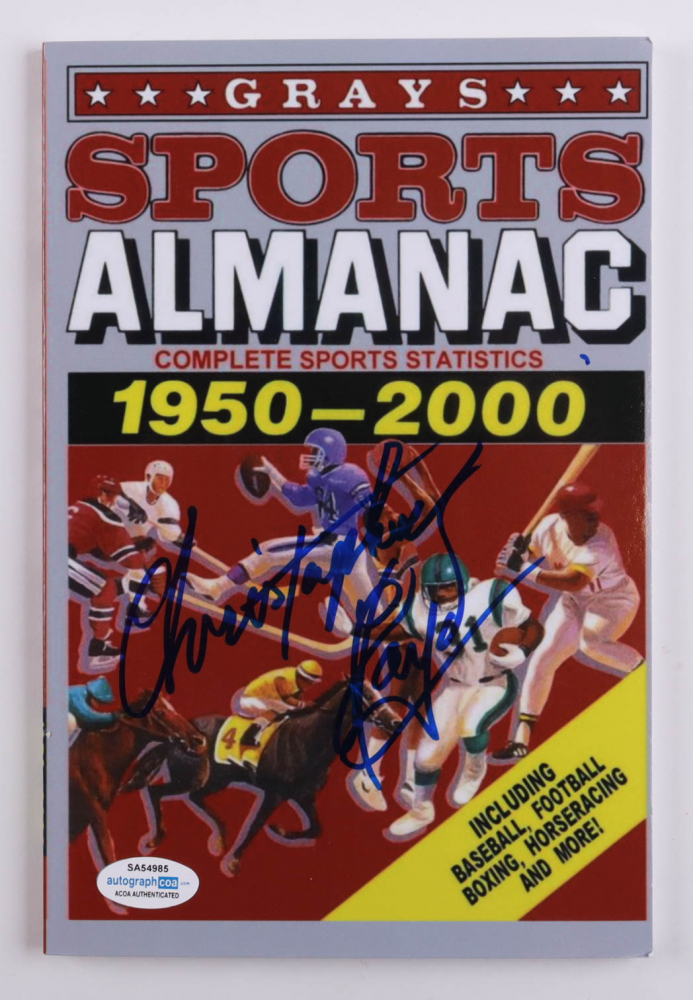 Tom Wilson & Christopher Lloyd Signed "Back to the Future" Grays Sports