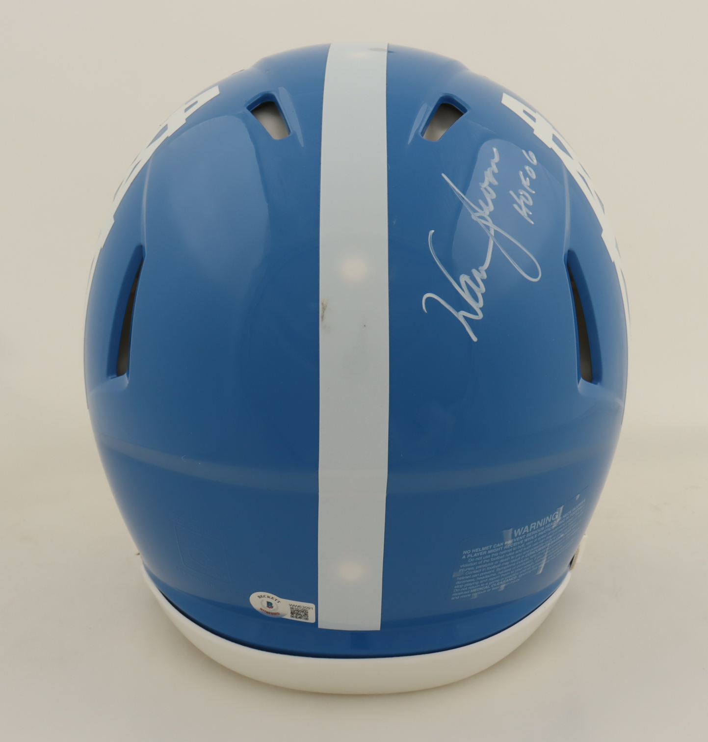 Earl Campbell & Warren Moon Signed Oilers Full-Size Authentic On-Field Speed Helmet Inscribed "HOF 1991" & "HOF 06" (Beckett) at PristineAuction.com Earl Campbell & Warren Moon Signed Oilers Full-Size Authentic On-Field Speed Helmet Inscribed "HOF 1991" & "HOF 06" (Beckett) at PristineAuction.com