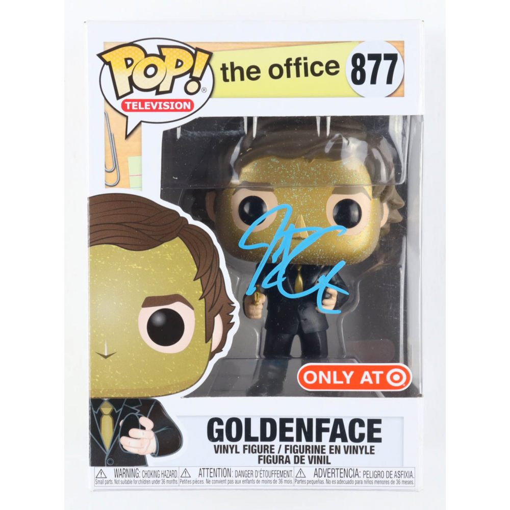 John Krasinski Signed "The Office" 877 Goldenface Funko Pop! Vinyl