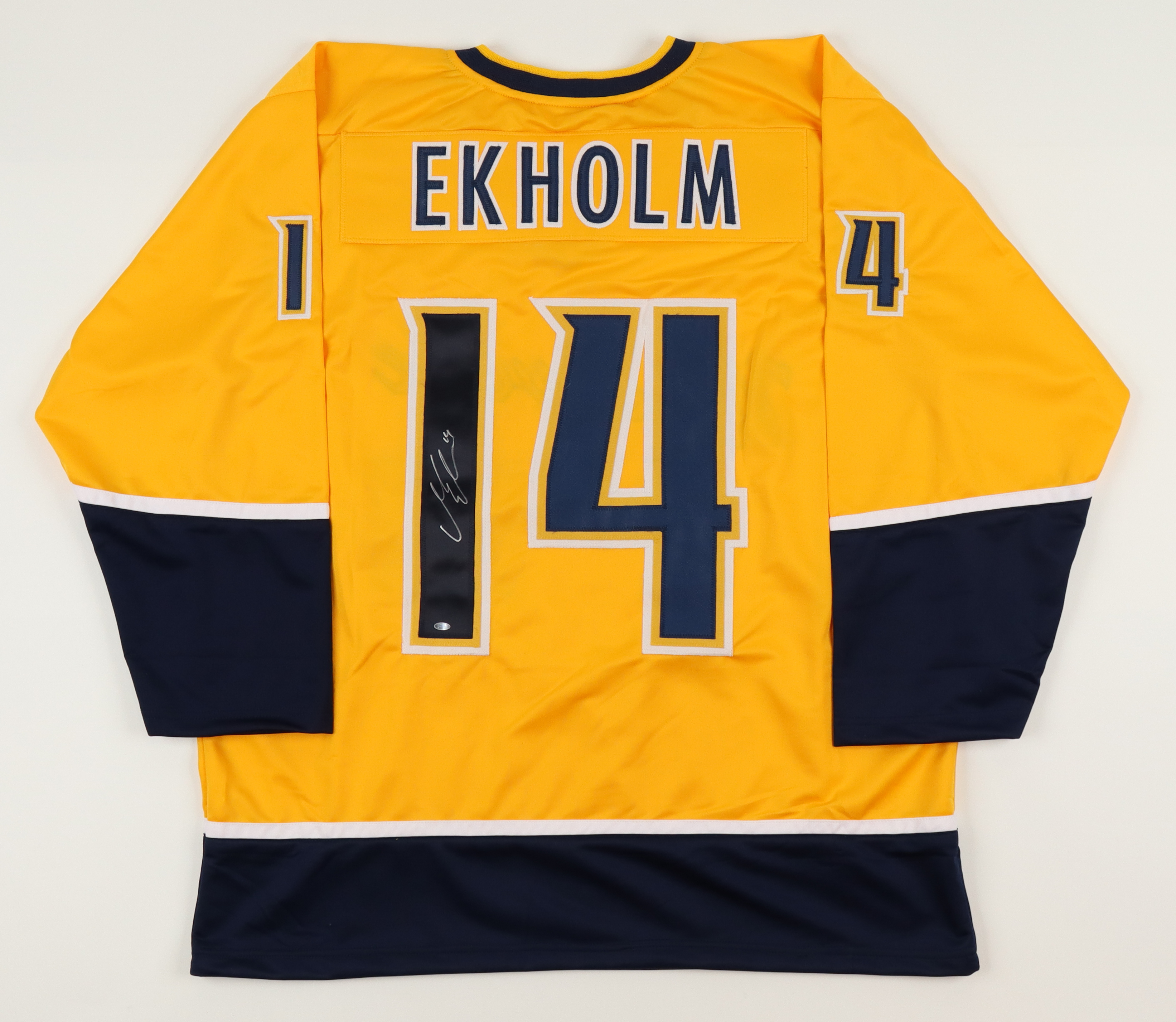 Mattias Ekholm Signed Jersey (OKAuthentics) at PristineAuction.com Mattias Ekholm Signed Jersey (OKAuthentics) at PristineAuction.com