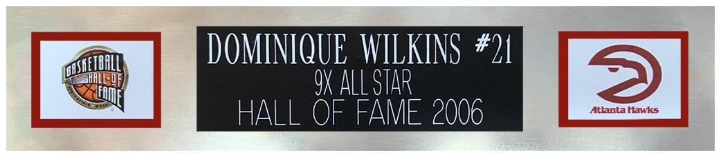 Dominique Wilkins Signed Custom Framed Jersey Display (JSA & Wilkins) at PristineAuction.com Dominique Wilkins Signed Custom Framed Jersey Display (JSA & Wilkins) at PristineAuction.com