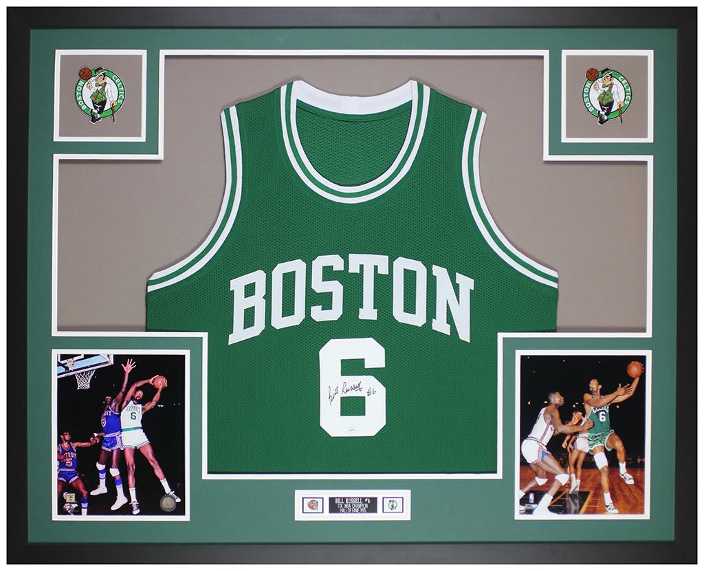 Bill Russell Signed Custom Framed Jersey Display (JSA) at PristineAuction.com Bill Russell Signed Custom Framed Jersey Display (JSA) at PristineAuction.com