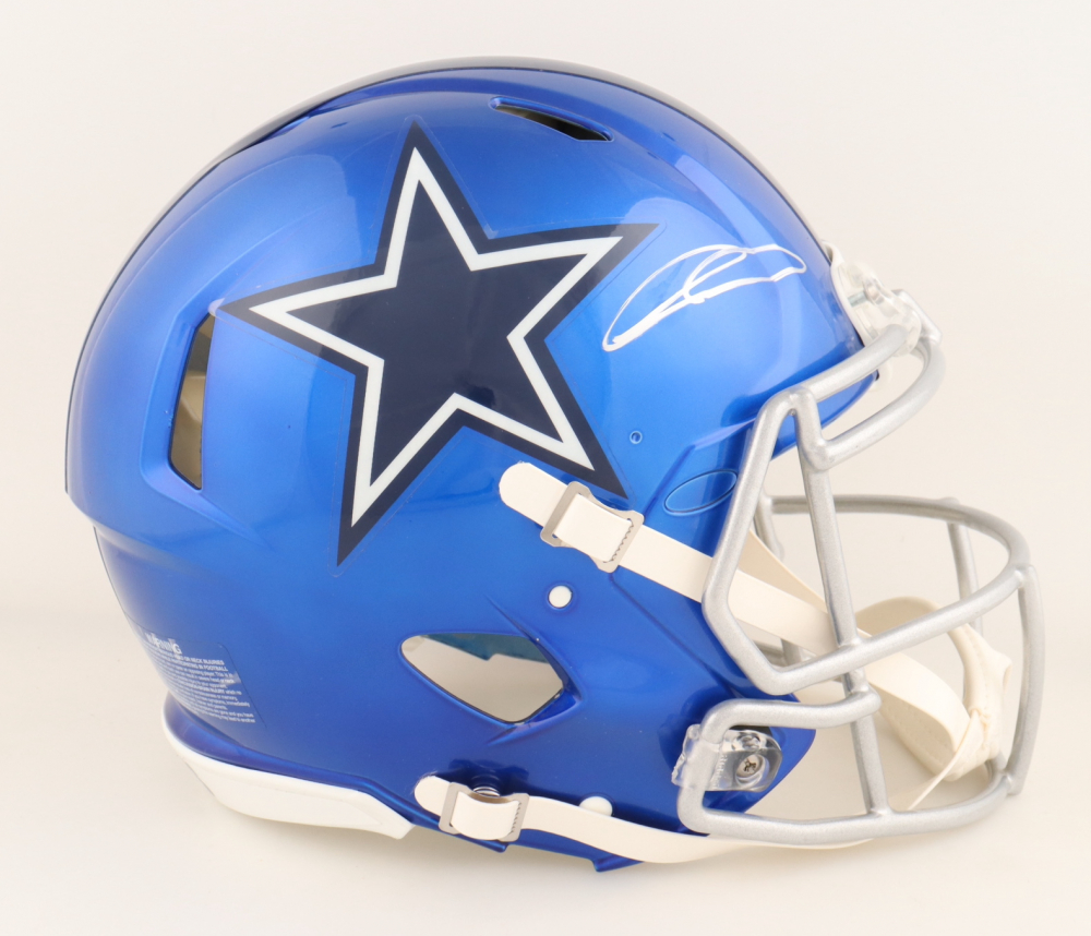 Deion Sanders Signed Cowboys Full-Size Eclipse Alternate Speed Helmet