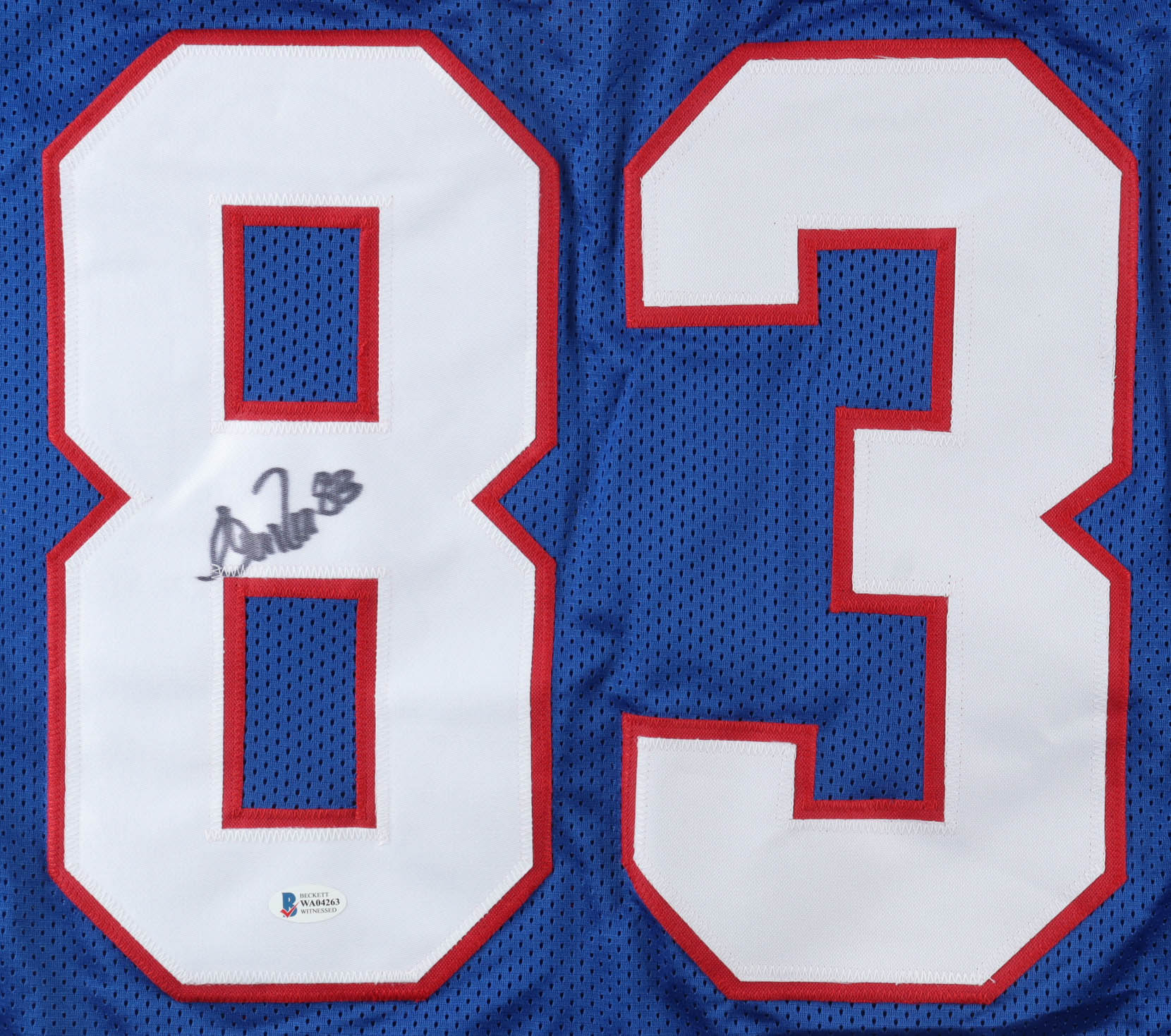 Andre Reed Signed Jersey (Beckett) at PristineAuction.com Andre Reed Signed Jersey (Beckett) at PristineAuction.com