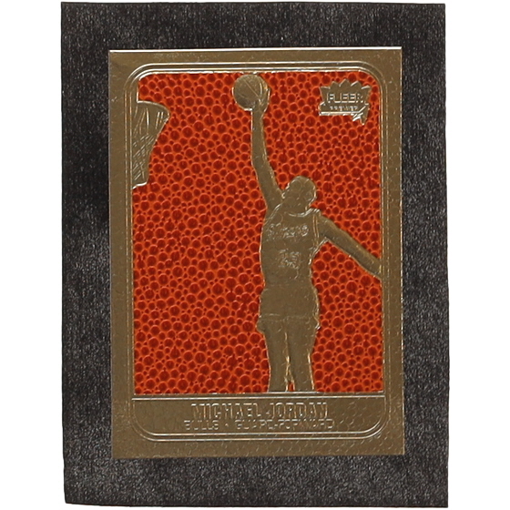 Michael Jordan 1997 Fleer 23KT Gold Trading Card #2,365 at PristineAuction.com Michael Jordan 1997 Fleer 23KT Gold Trading Card #2,365 at PristineAuction.com