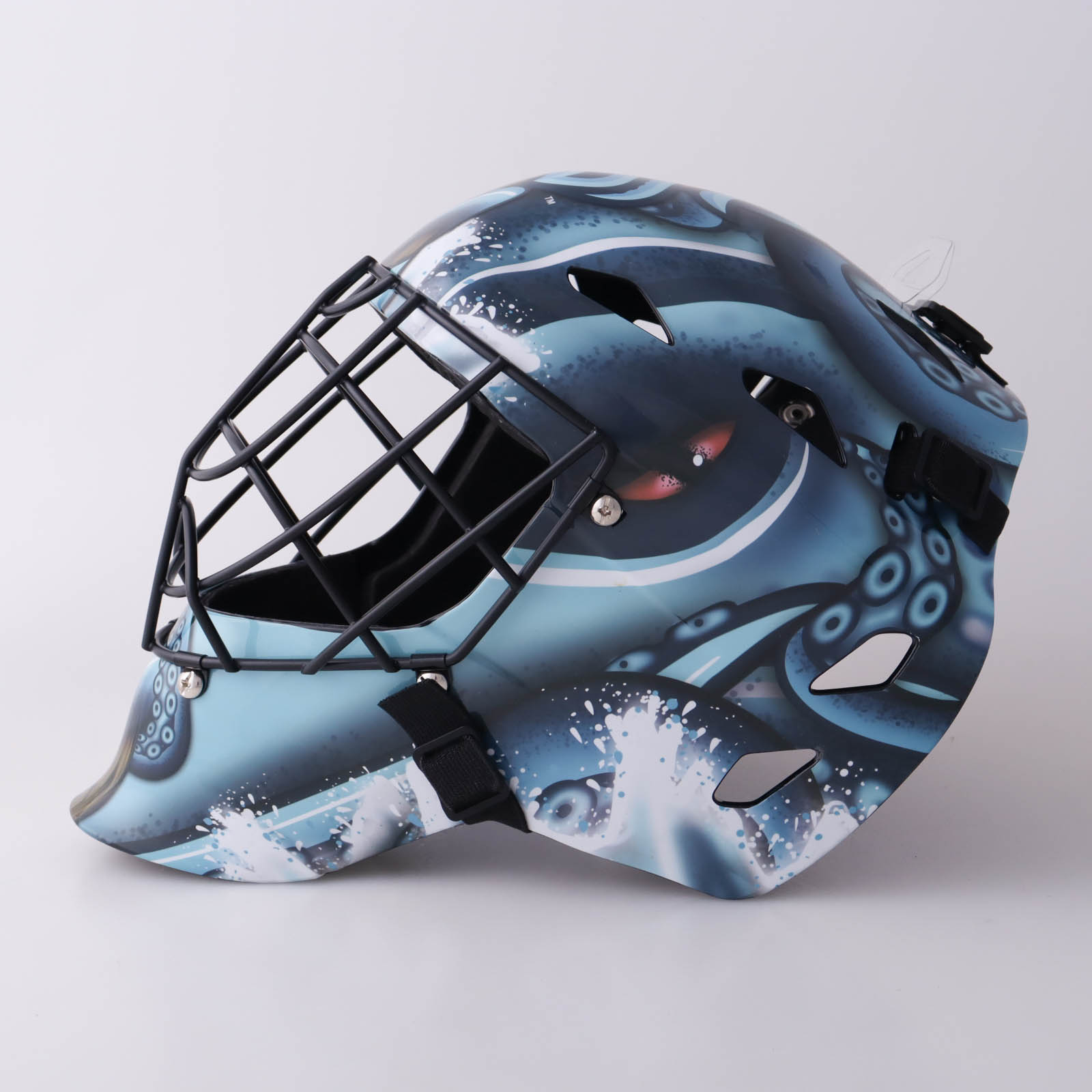 Philipp Grubauer Signed Kraken Full-Size Goalie Mask Inscribed "Release the Kraken" (Fanatics) at PristineAuction.com Philipp Grubauer Signed Kraken Full-Size Goalie Mask Inscribed "Release the Kraken" (Fanatics) at PristineAuction.com