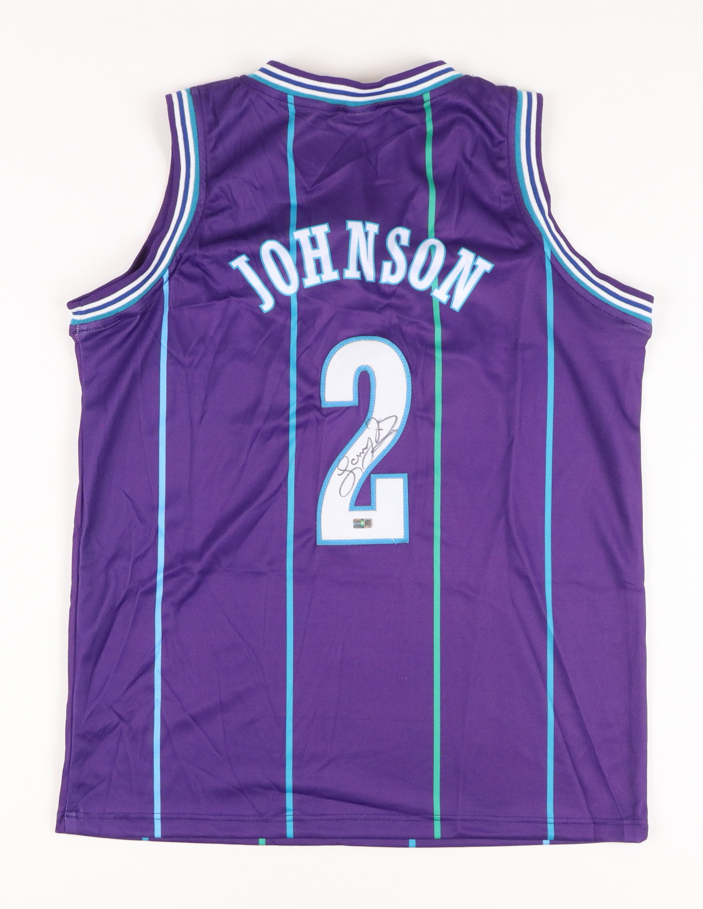Larry Johnson Signed Jersey (Steiner) at PristineAuction.com Larry Johnson Signed Jersey (Steiner) at PristineAuction.com