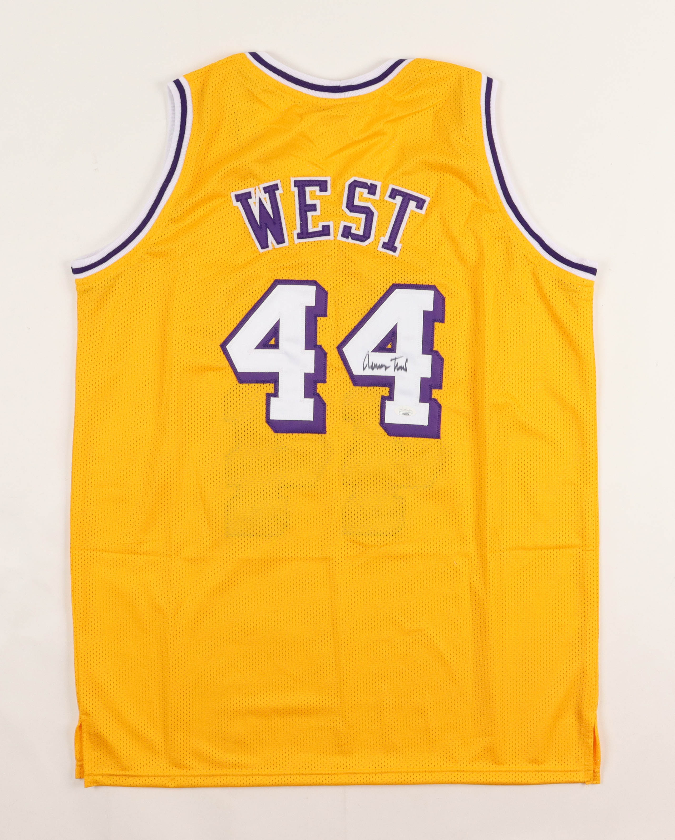 Jerry West Signed Jersey (JSA) at PristineAuction.com Jerry West Signed Jersey (JSA) at PristineAuction.com