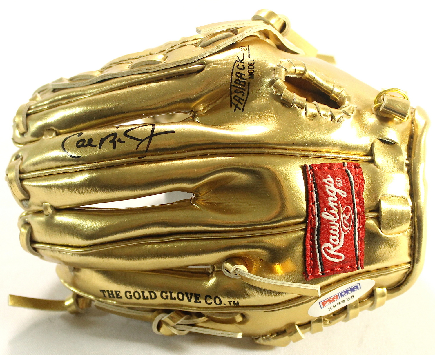 Cal Ripken Jr. Signed Rawlings Gold Glove Mini-Baseball Glove with Display Case (PSA COA) at PristineAuction.com Cal Ripken Jr. Signed Rawlings Gold Glove Mini-Baseball Glove with Display Case (PSA COA) at PristineAuction.com