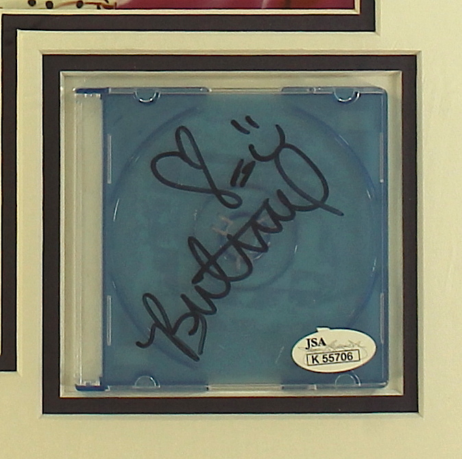 Britney Spears Signed 16x20 Custom Matted Photo Display (JSA COA) at PristineAuction.com Britney Spears Signed 16x20 Custom Matted Photo Display (JSA COA) at PristineAuction.com