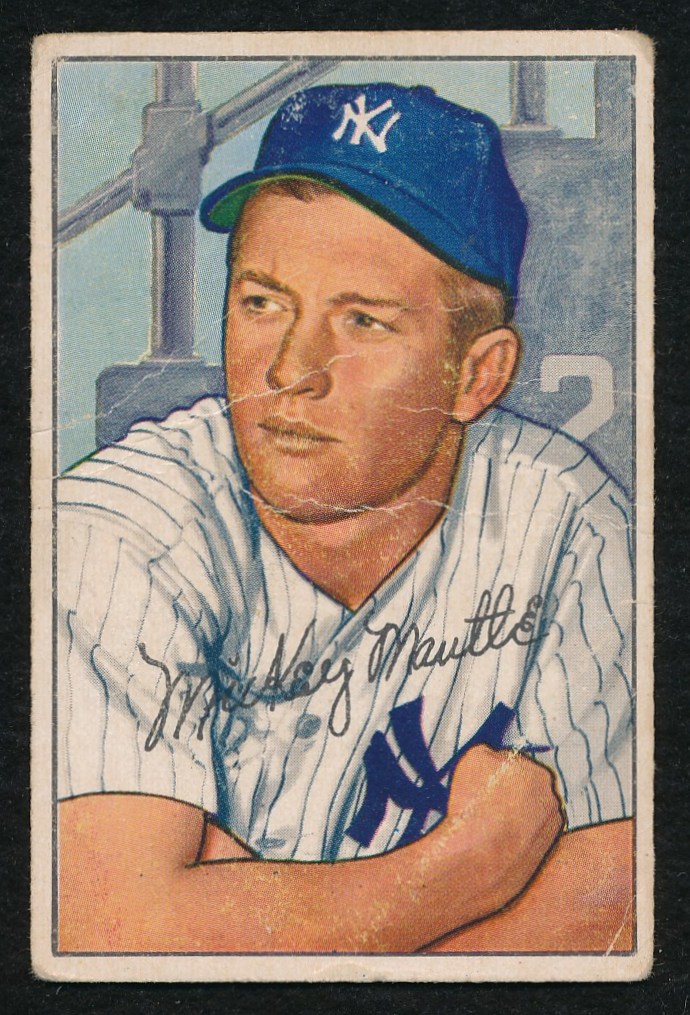 1952 Bowman #101 Mickey Mantle at PristineAuction.com 1952 Bowman #101 Mickey Mantle at PristineAuction.com